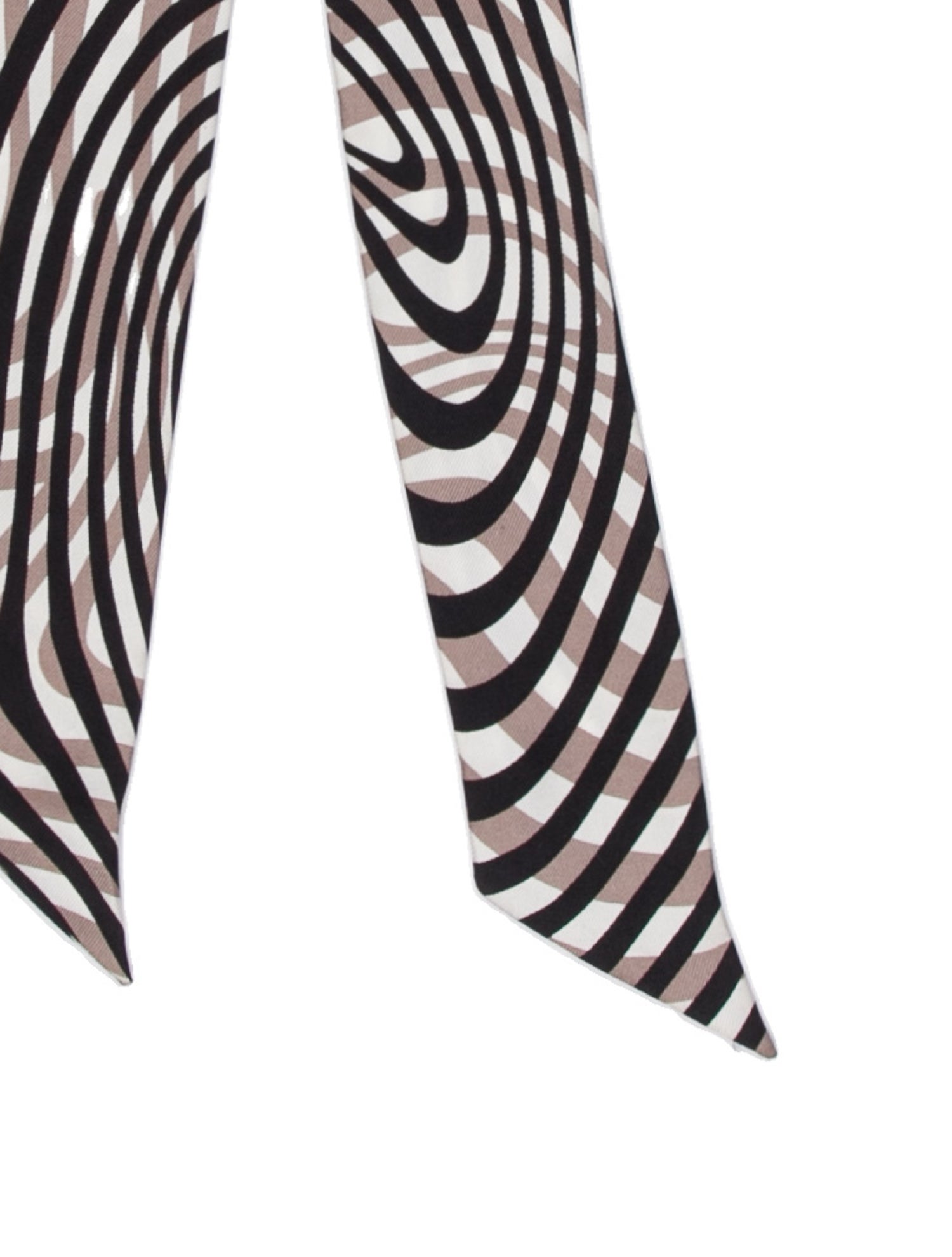 Hermès Onde de Chic Silk Twilly Scarf