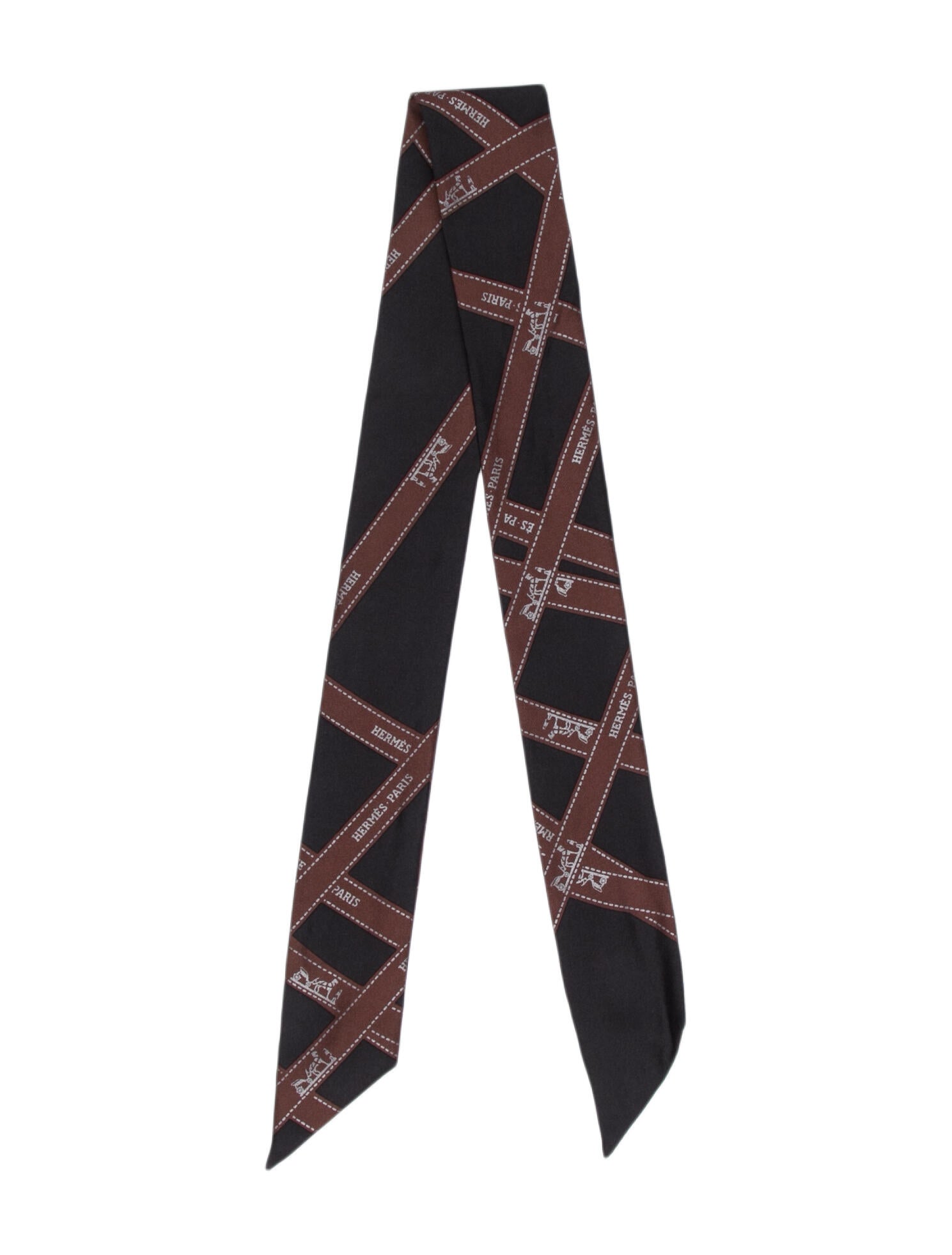 Hermès Buldoc Silk Twilly Scarf