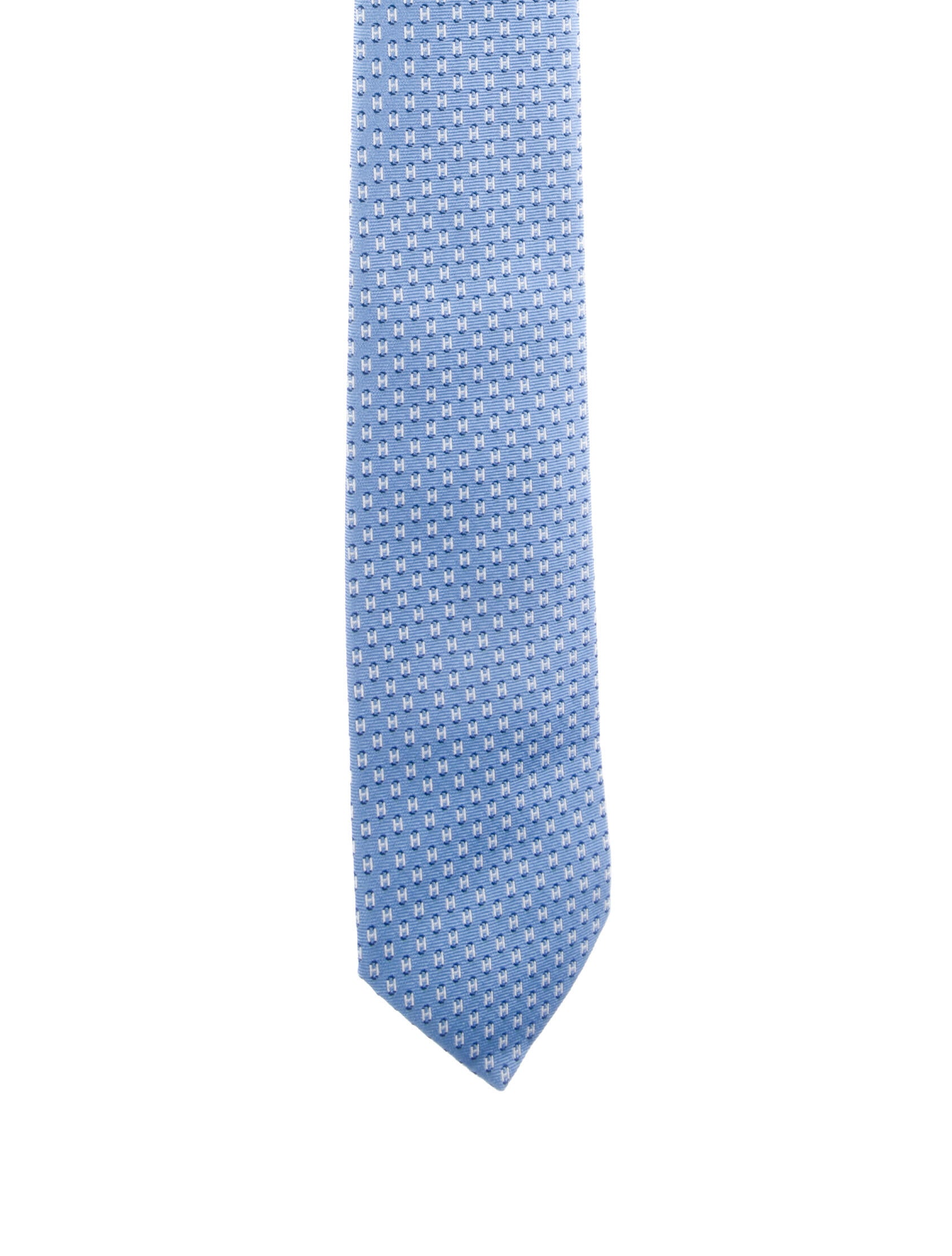 Hermès Silk Pattern Print Tie