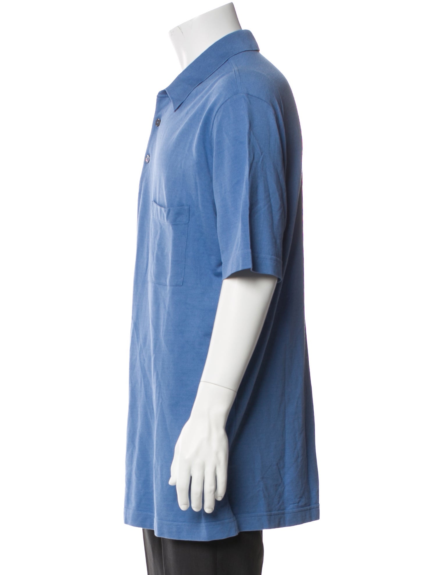 Hermès Collar Short Sleeve Polo Shirt