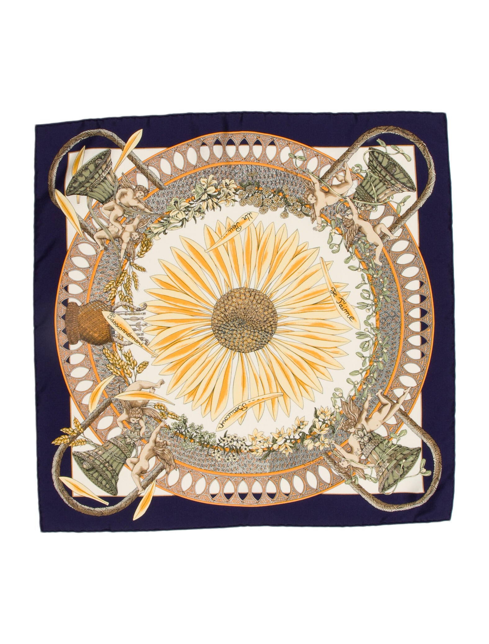 Hermès Amours Silk Scarf