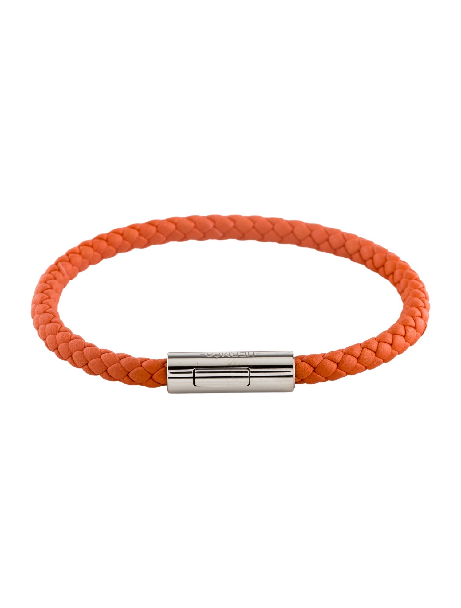 Hermès Leather Braided Goliath Bracelet