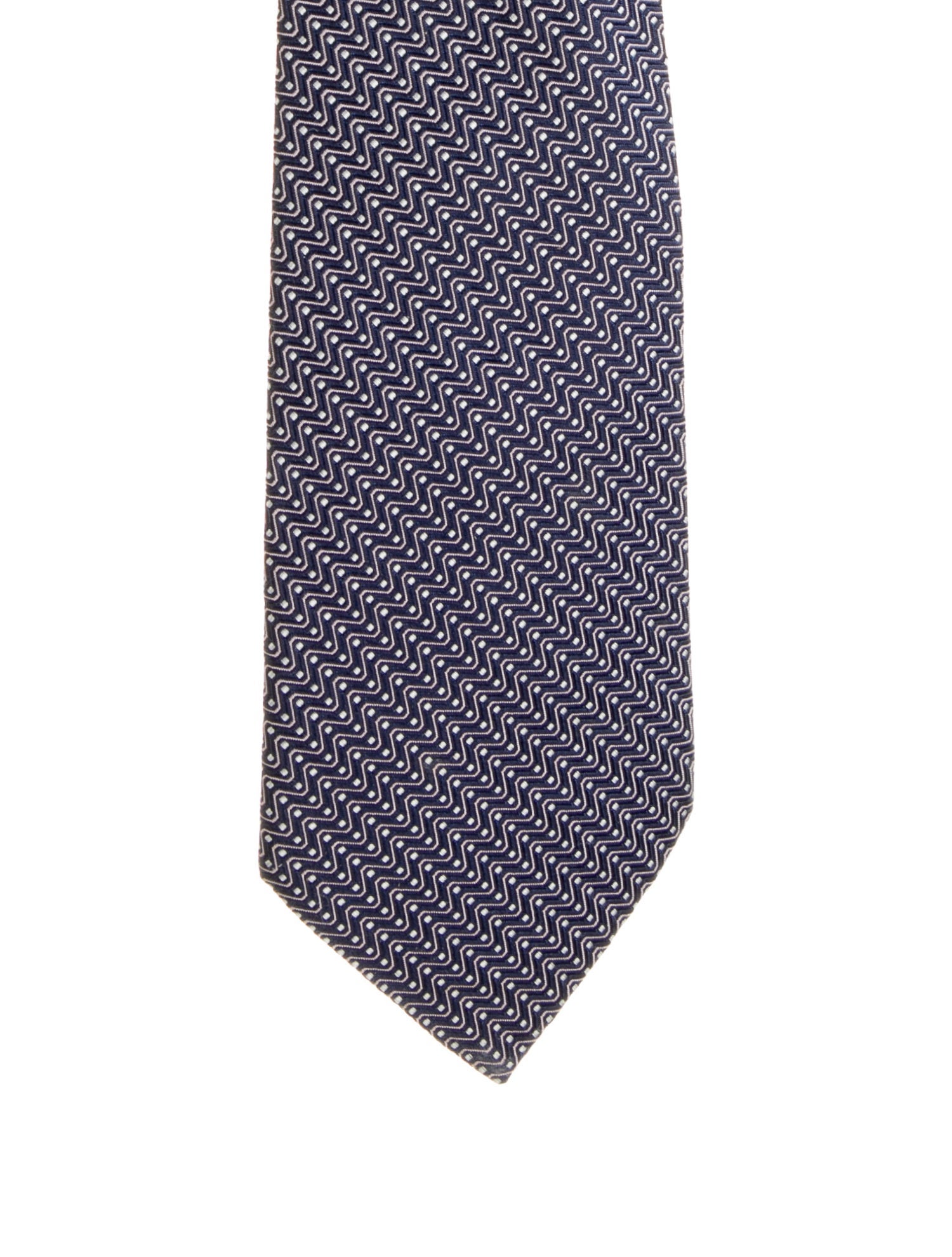 Hermès Printed Silk Tie