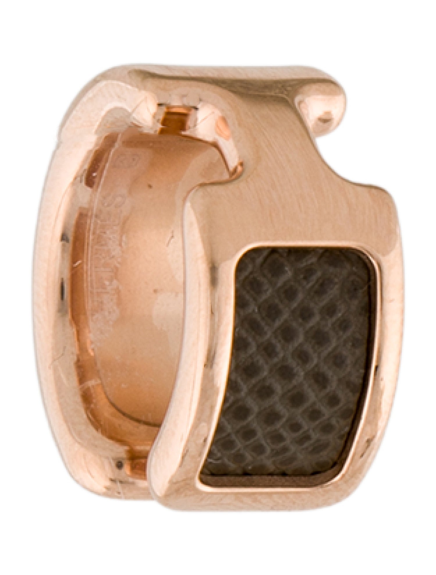 Hermès Leather Olympe Ear Cuff