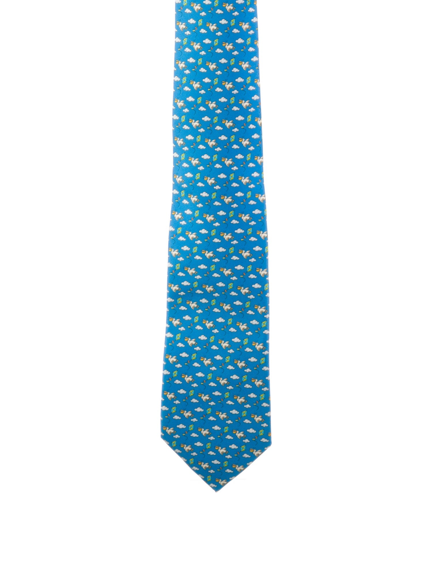 Hermès Silk Pattern Tie