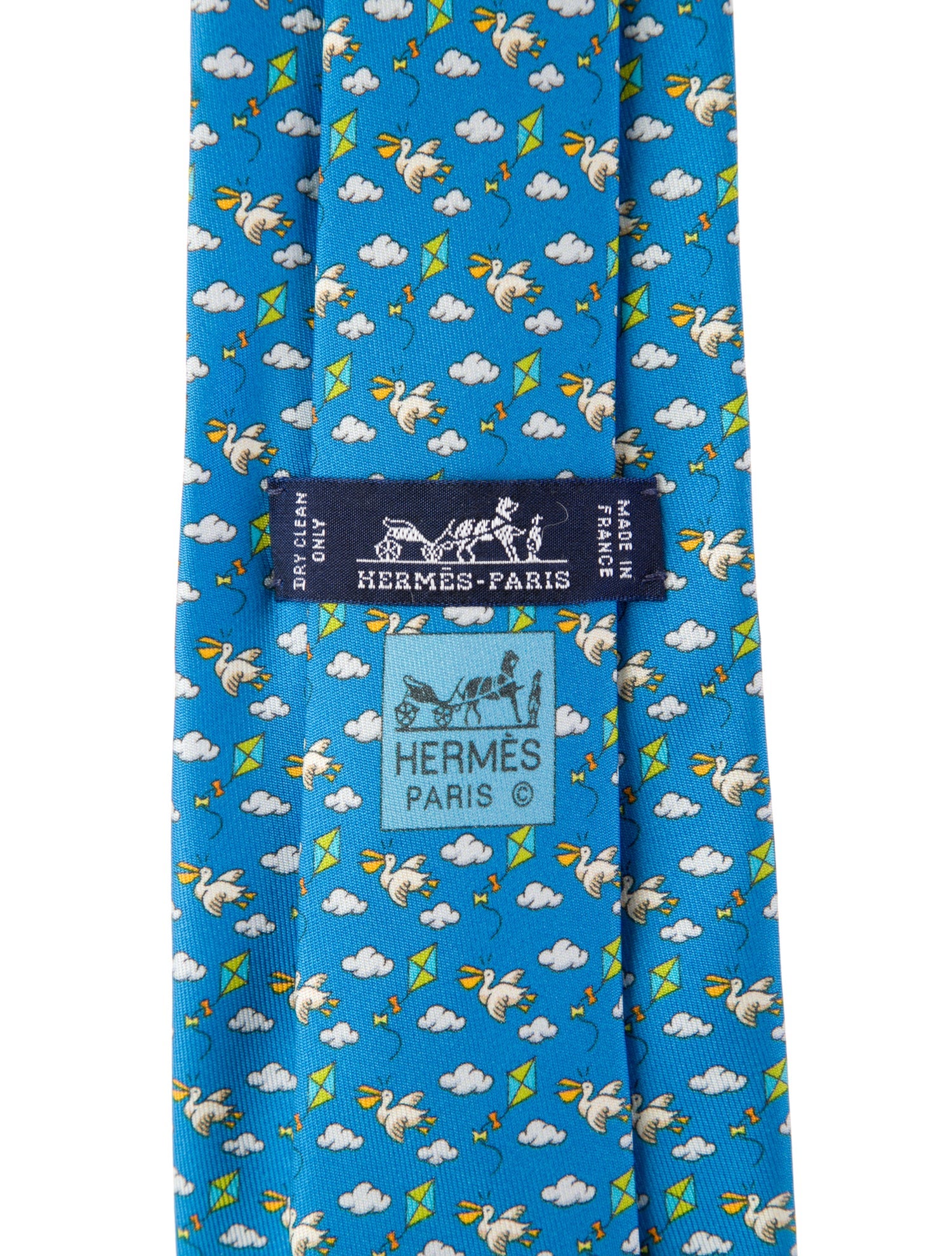 Hermès Silk Pattern Tie