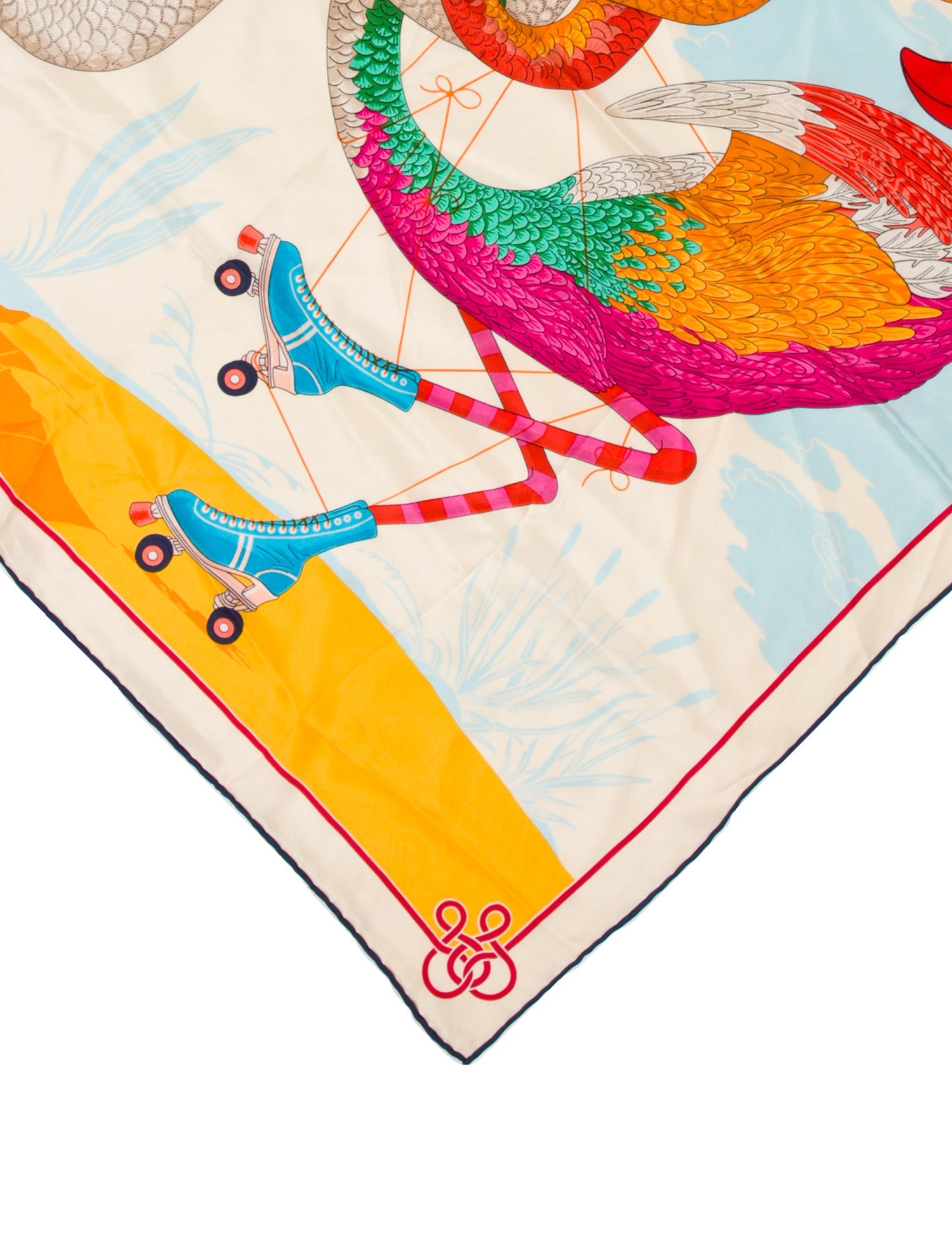 Hermès Tied Up In Knots Silk Scarf