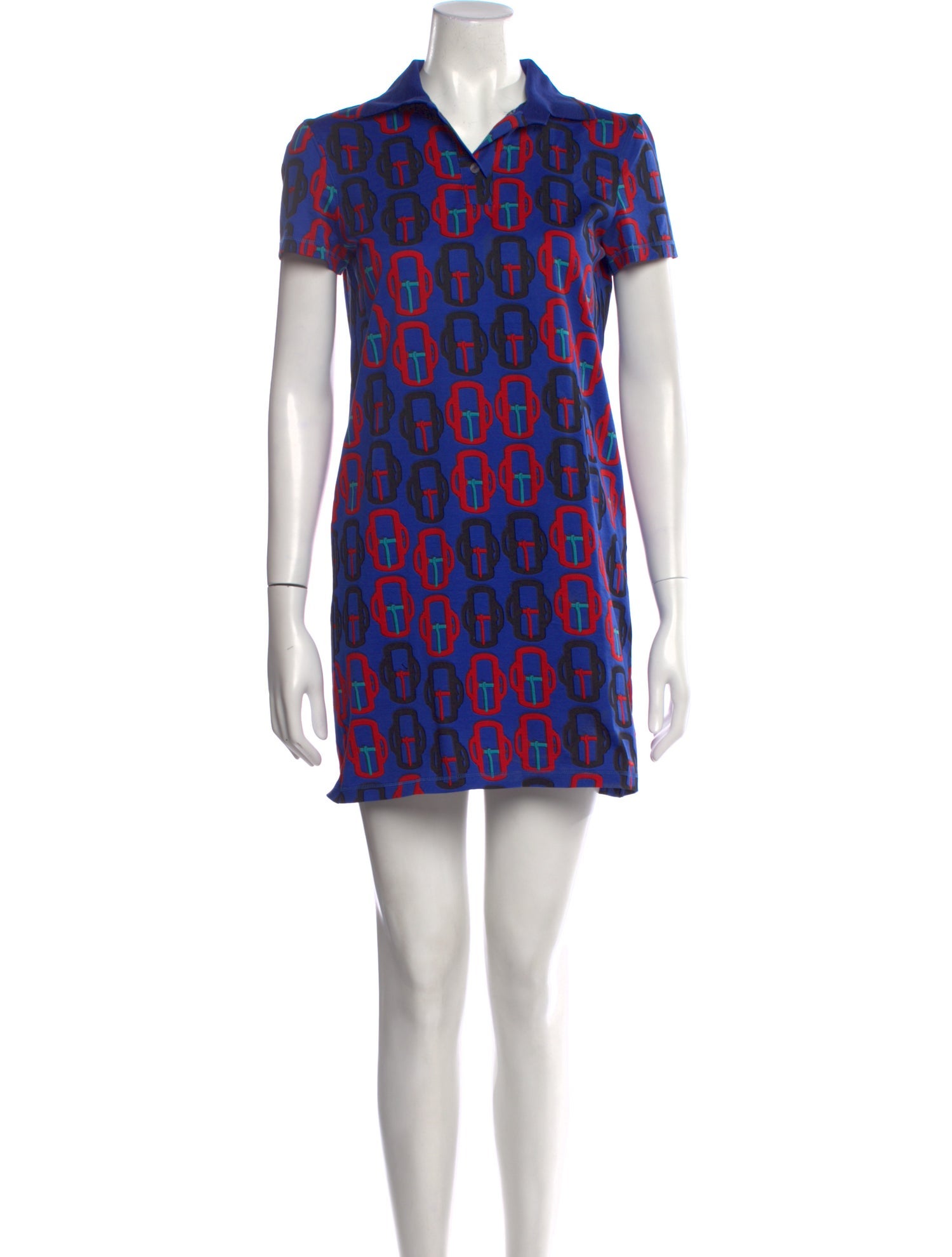 Hermès Printed Mini Dress