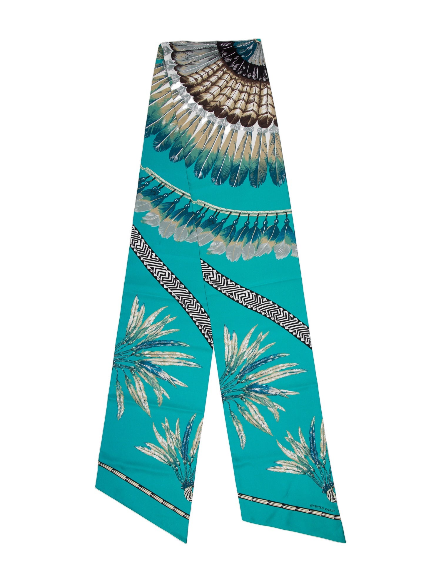 Hermès Brazil Maxi Twilly Scarf Silk Twilly Scarf