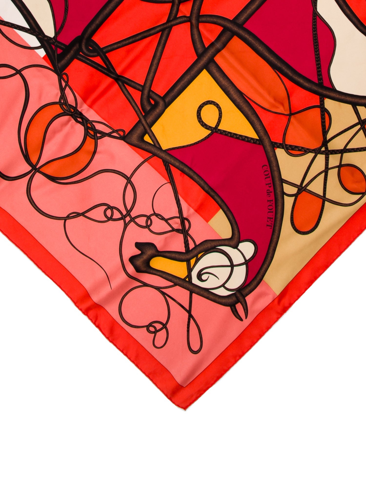 Hermès Coup de Fouet Silk Scarf