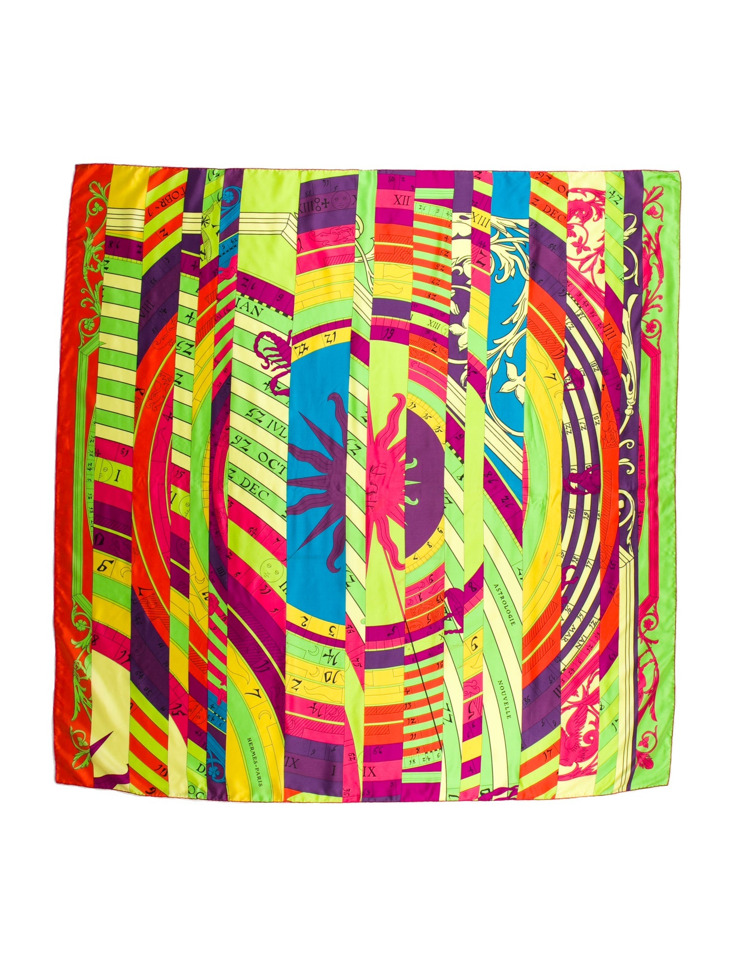 Hermès Astrologie Nouvelle Silk Shawl