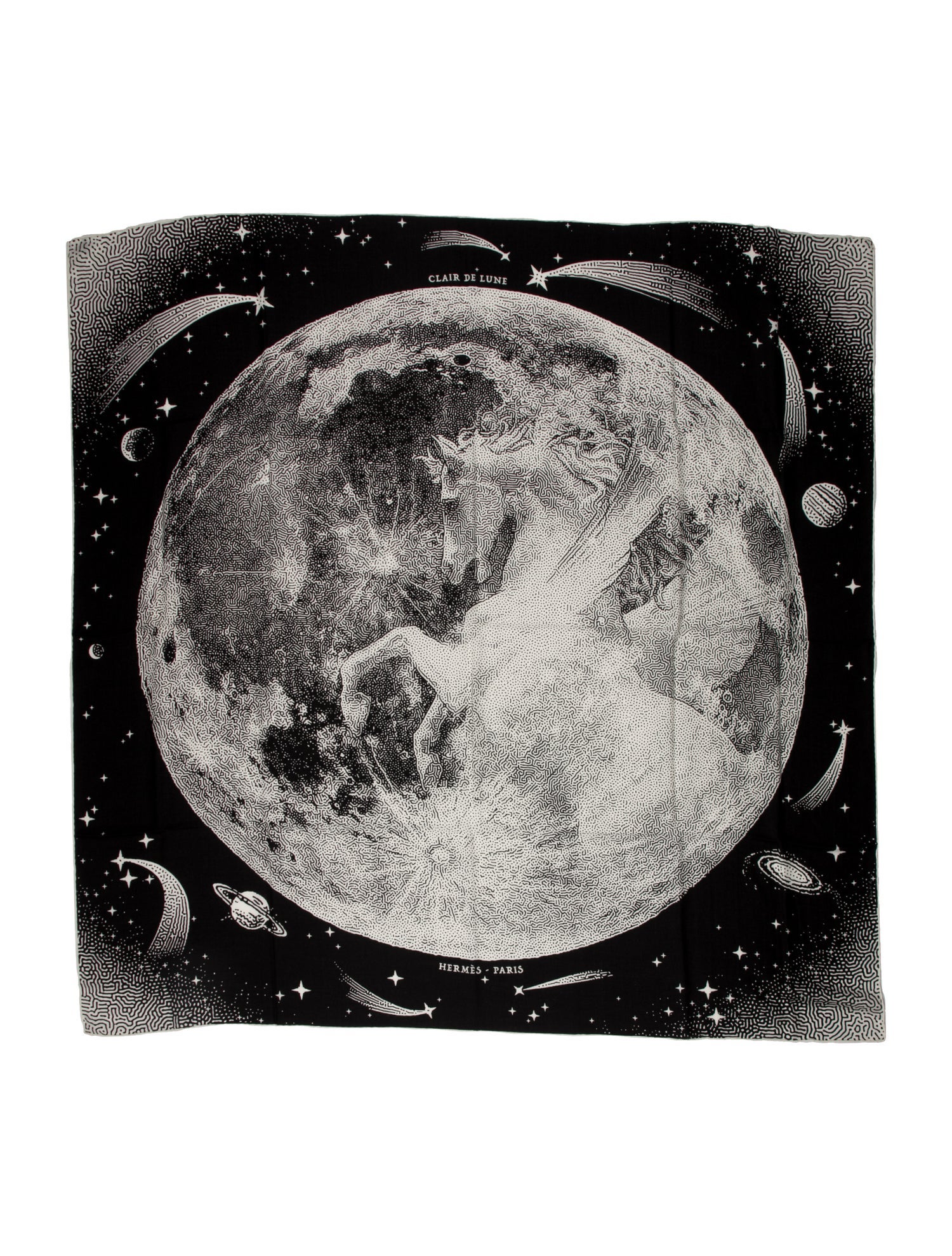 Hermès Claire De Lune Cashmere Shawl w/ Tags