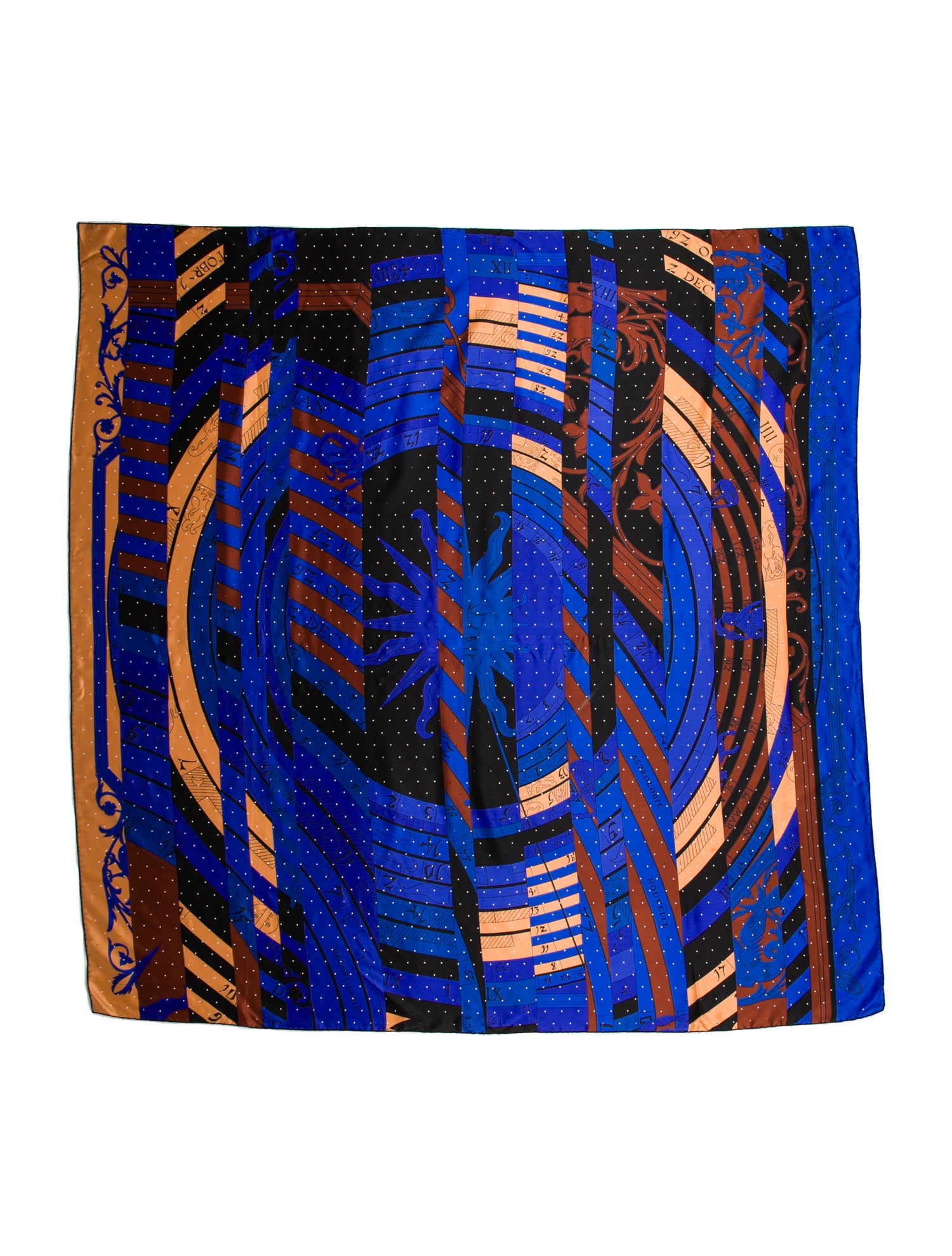 Hermès Astrologie Nouvelle Perfore Silk Shawl