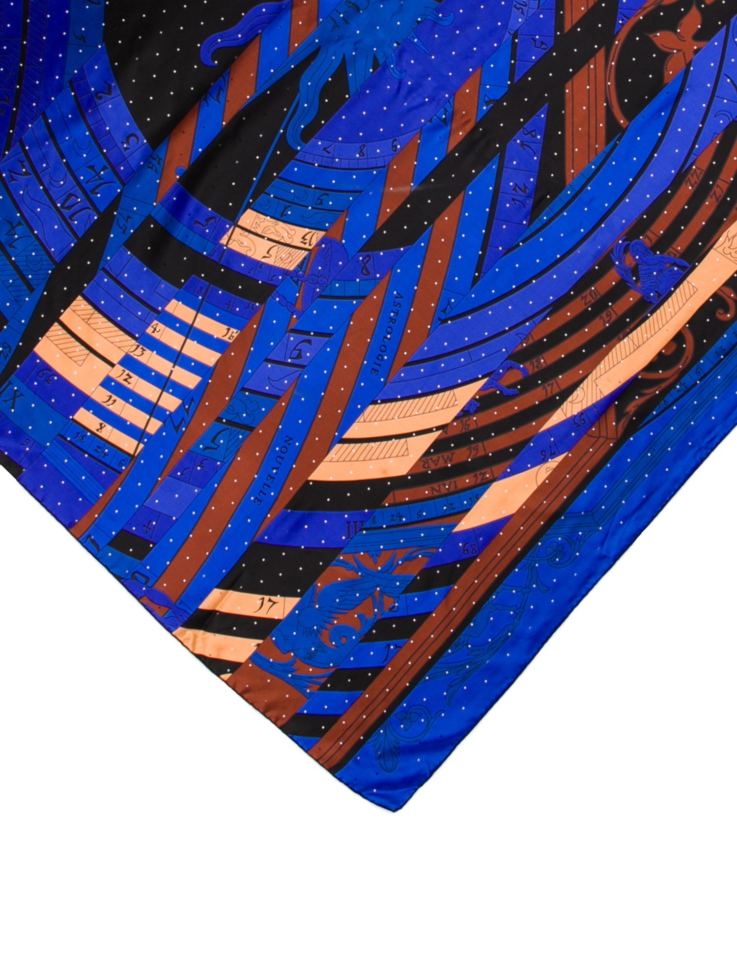 Hermès Astrologie Nouvelle Perfore Silk Shawl
