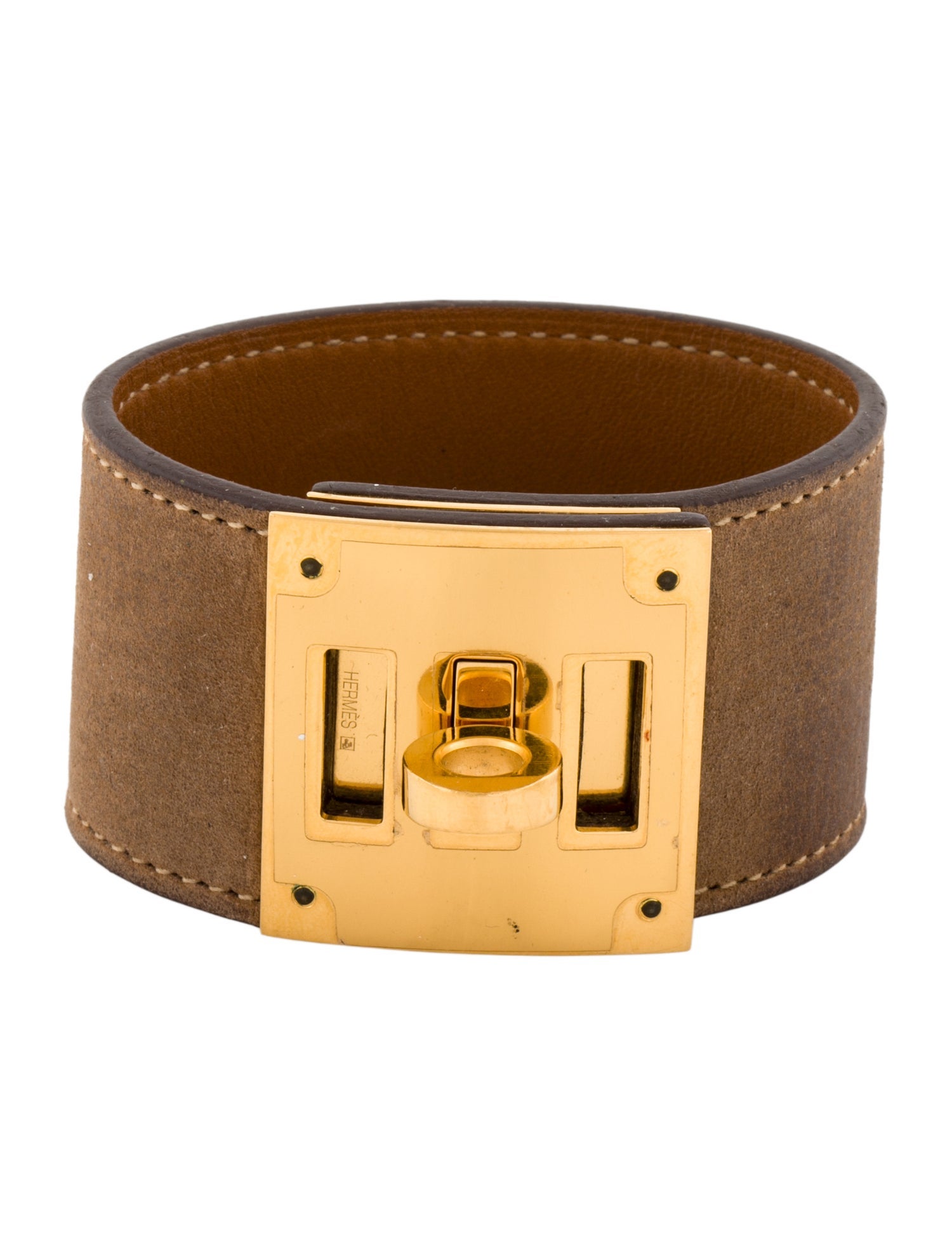 Hermès Leather Kelly Dog Wrap Bracelet