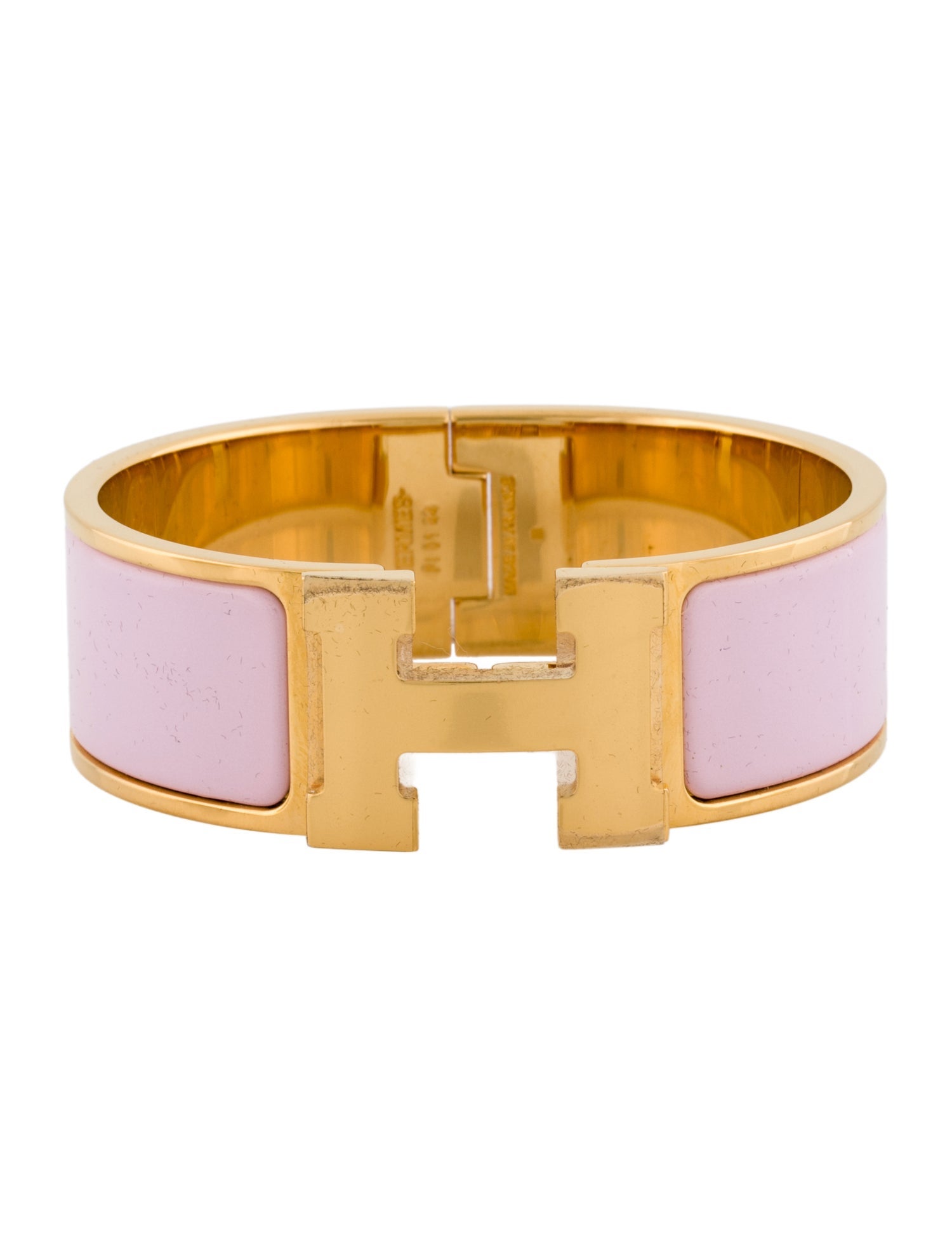 Hermès Clic Clac H Enamel Bangle Bracelet