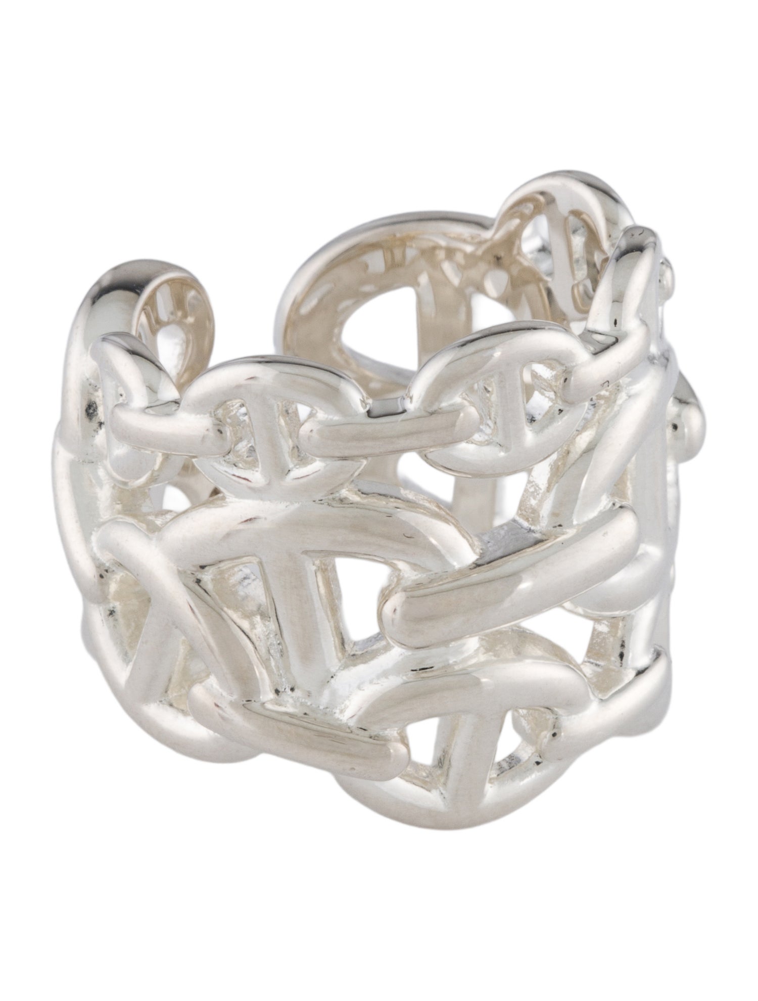 Hermès Chaine d'Ancre Enchainee Ring, Large Model