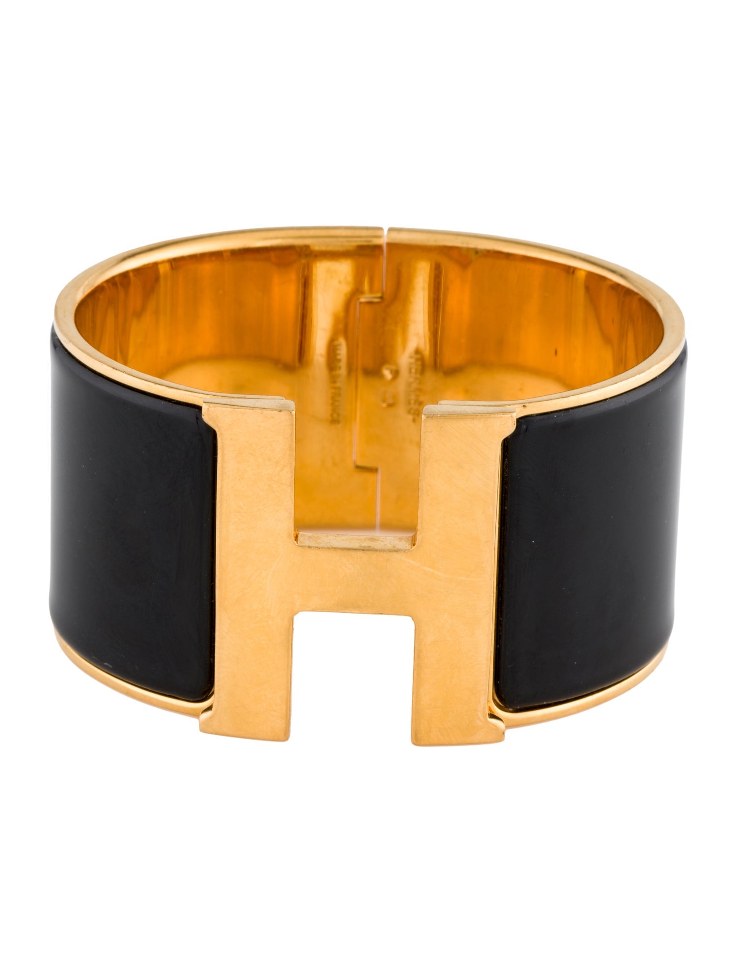 Hermès Enamel Extra Wide Clic Clac H Bracelet