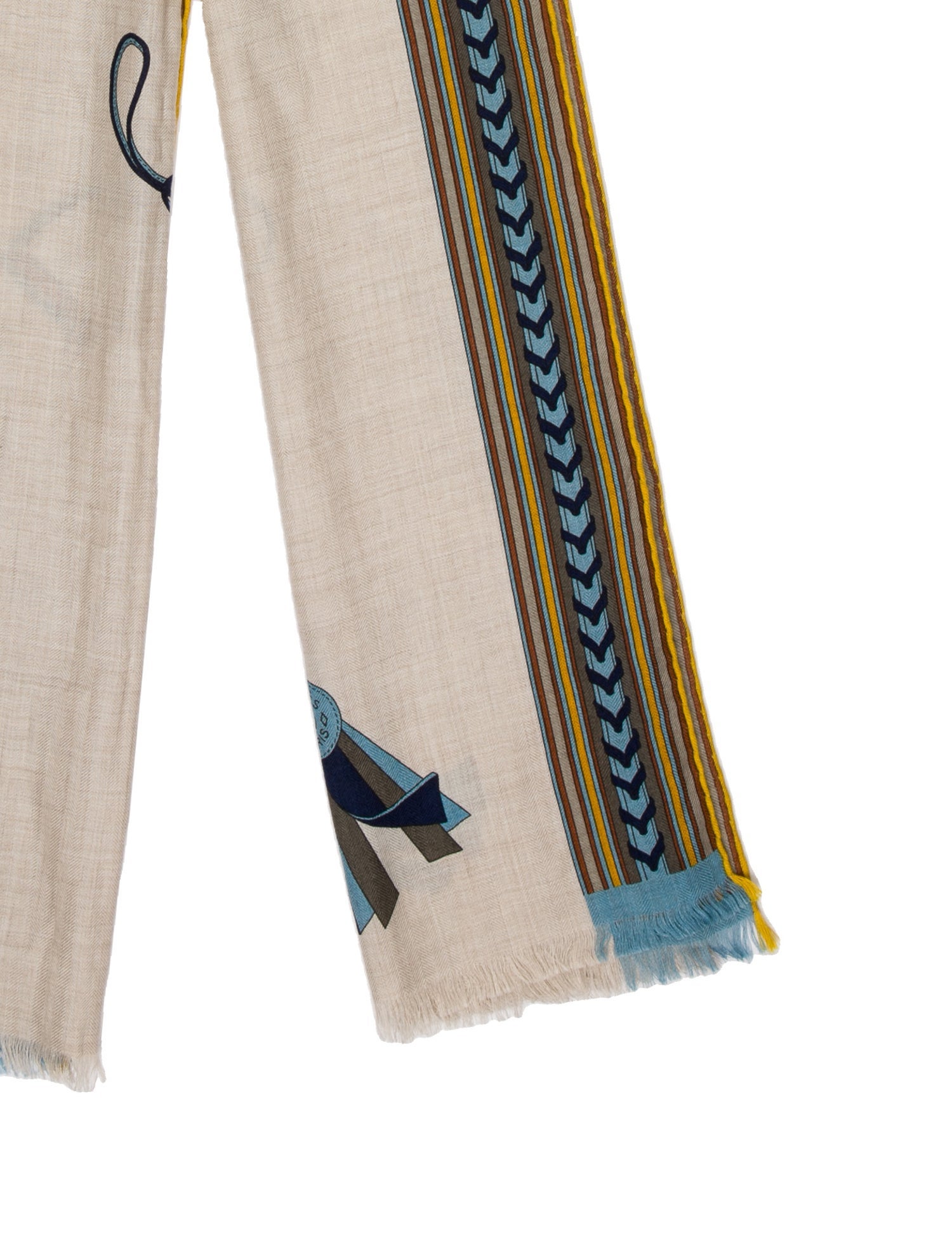 Hermès Et Gris-Gris Cashmere Scarf