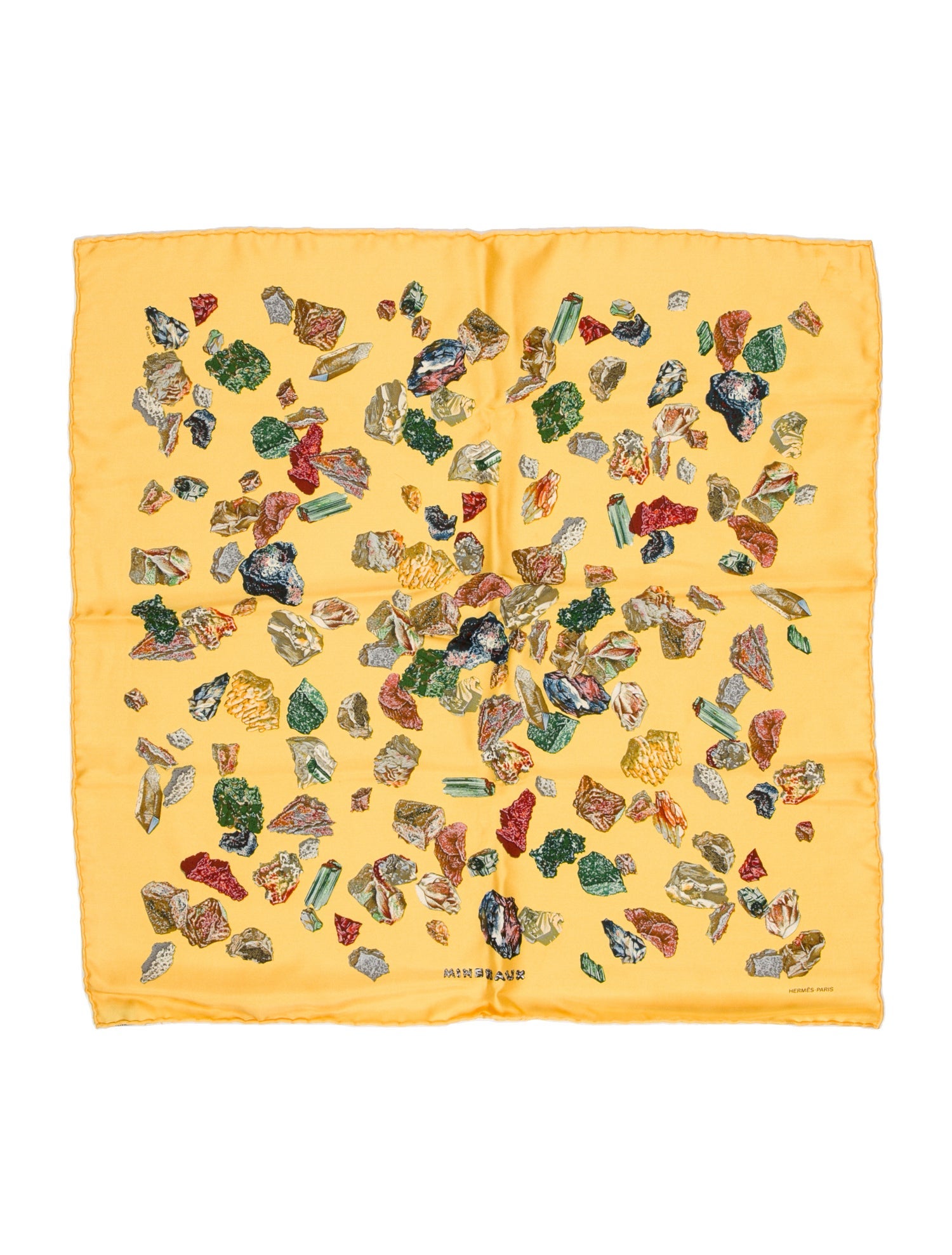 Hermès Mineraux Silk Scarf
