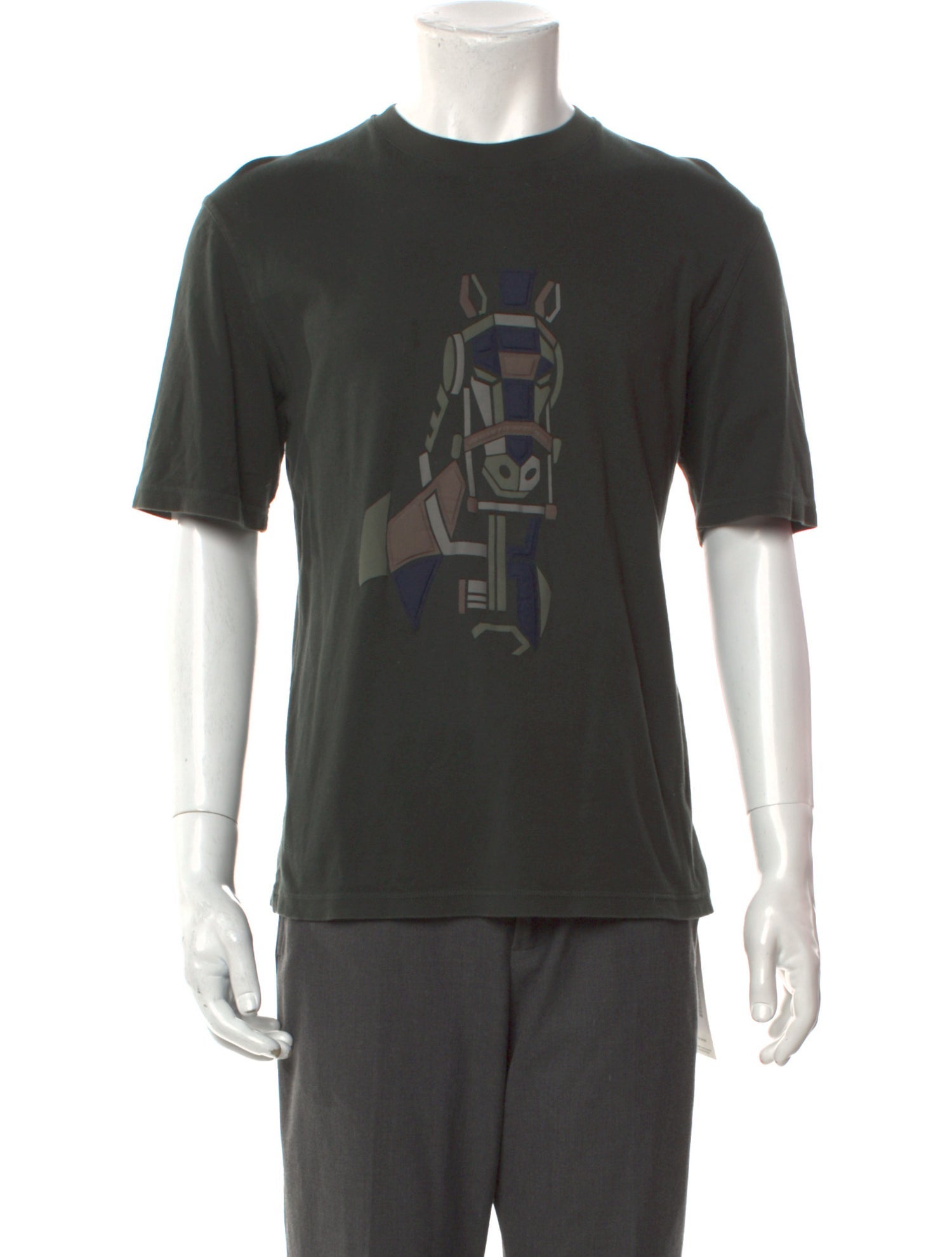 Hermès Graphic Print Crew Neck T-Shirt