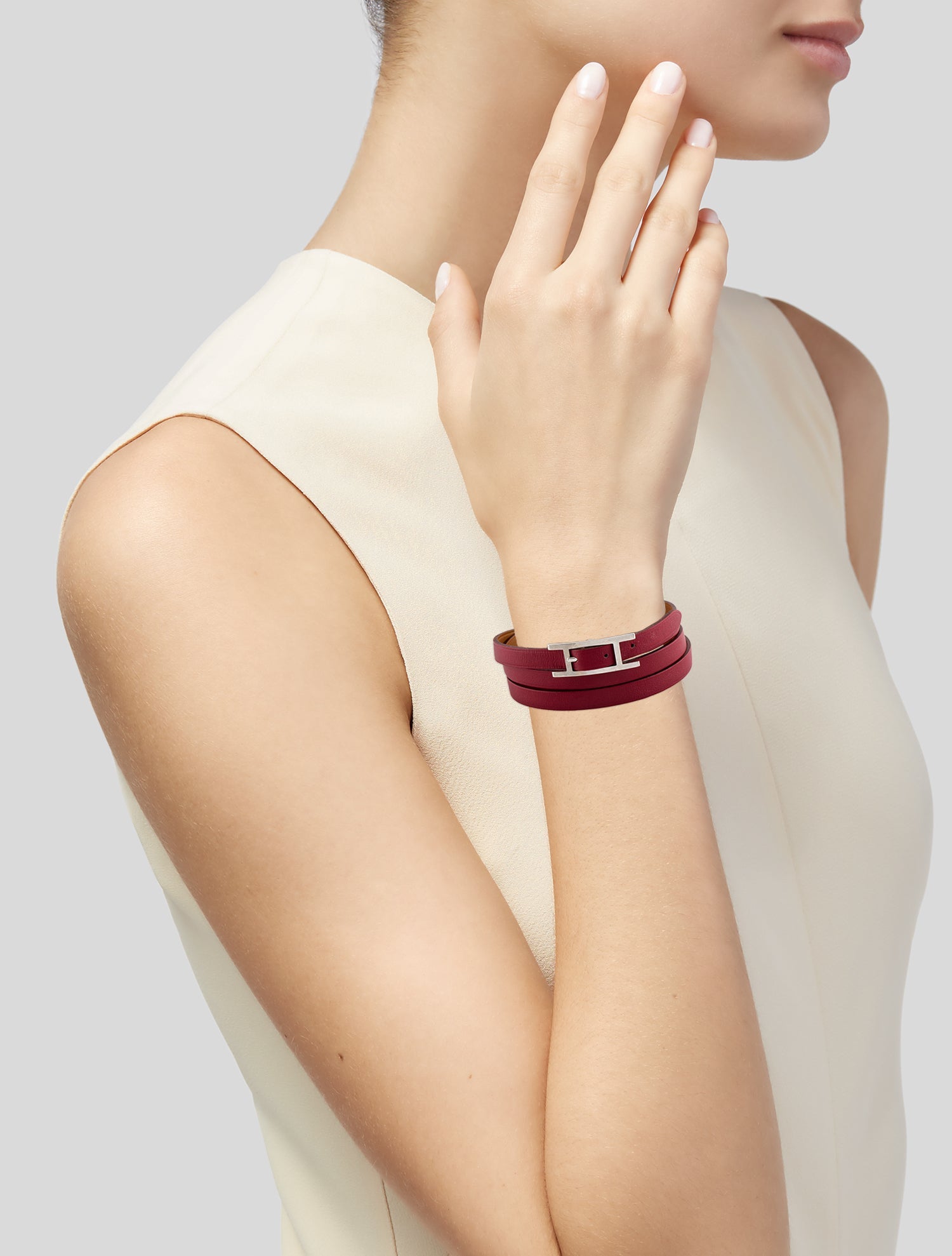 Hermès Behapi Triple Tour Wrap Bracelet