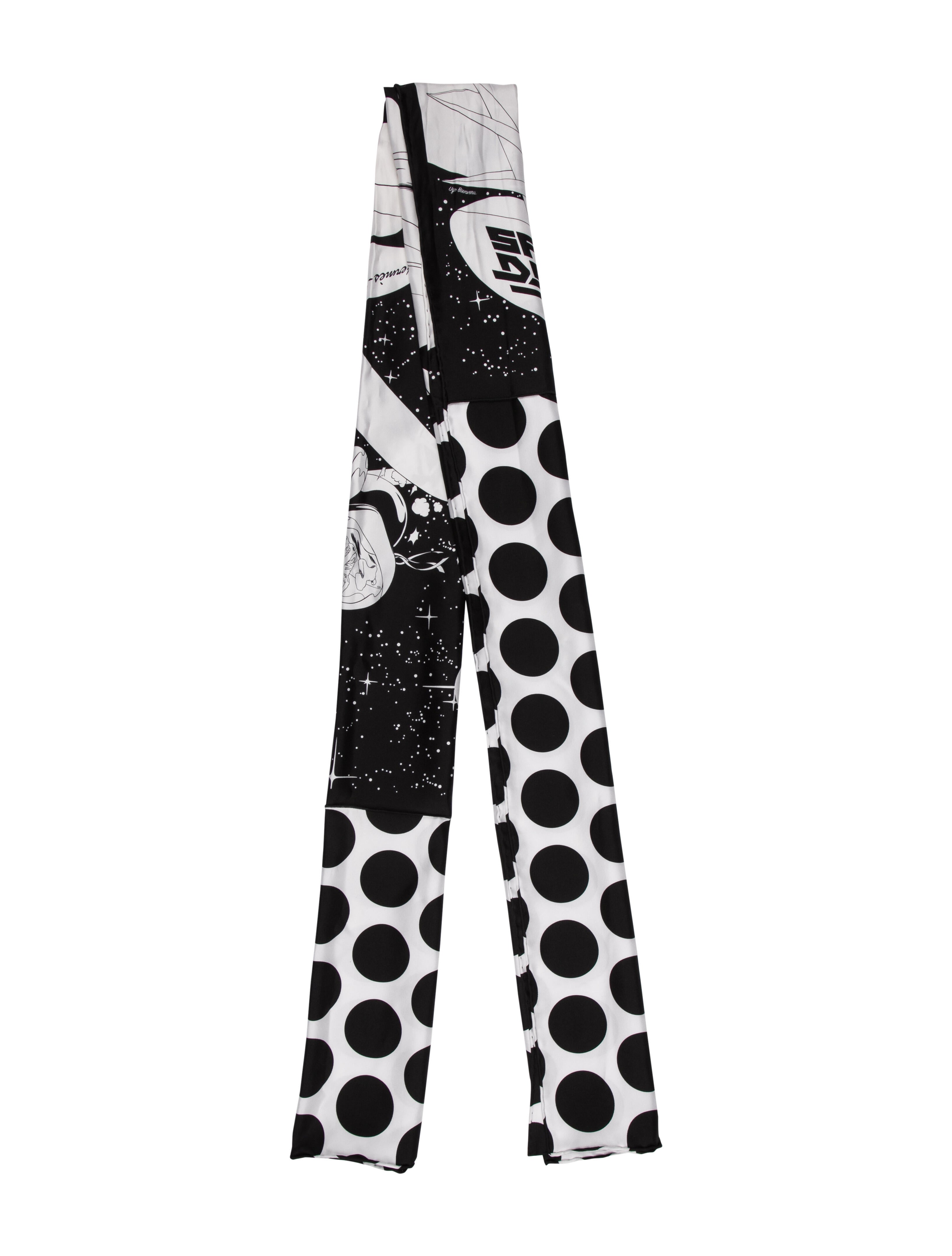 Hermès Space Derby Silk Muffler