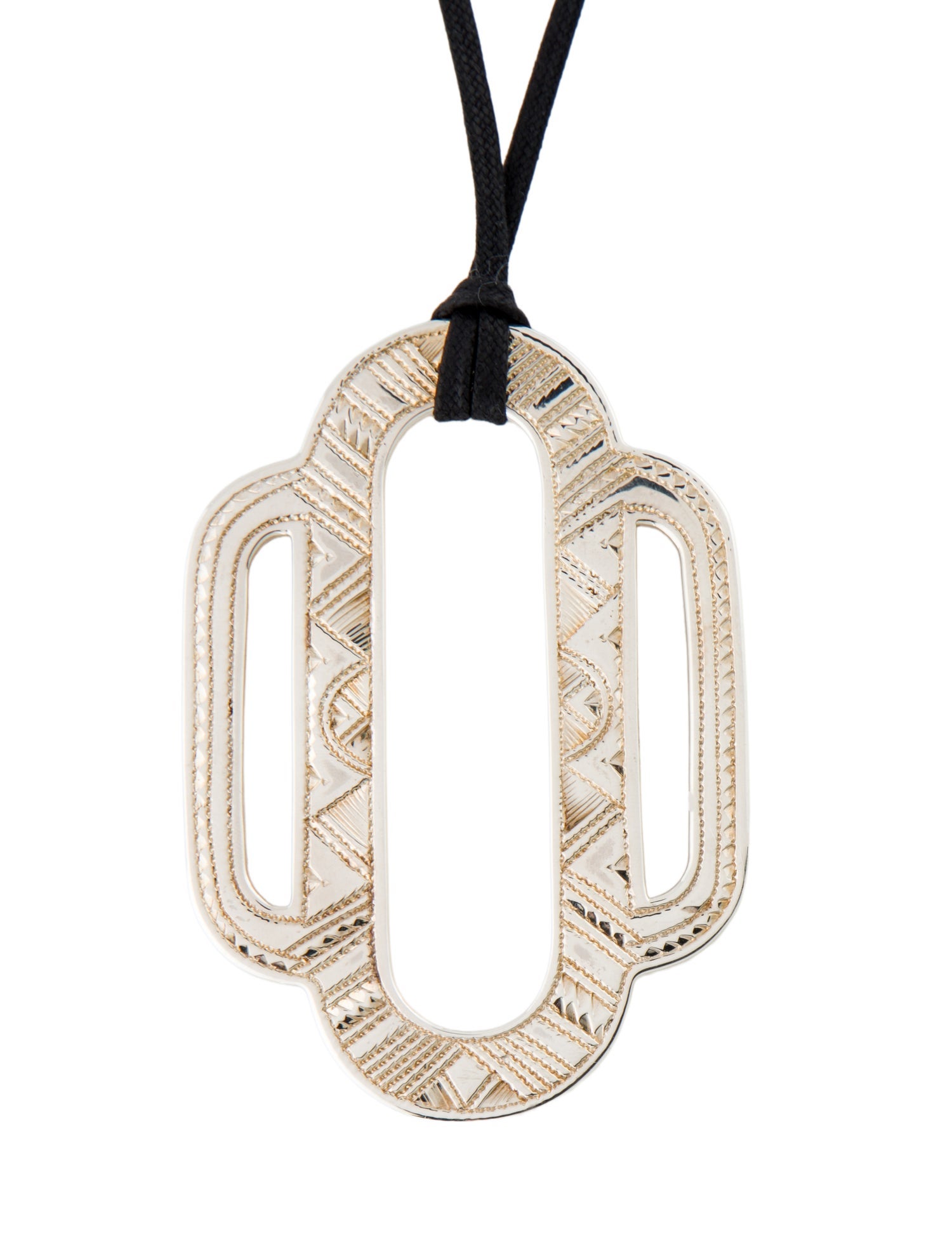 Hermès Attelage Touareg Pendant Necklace