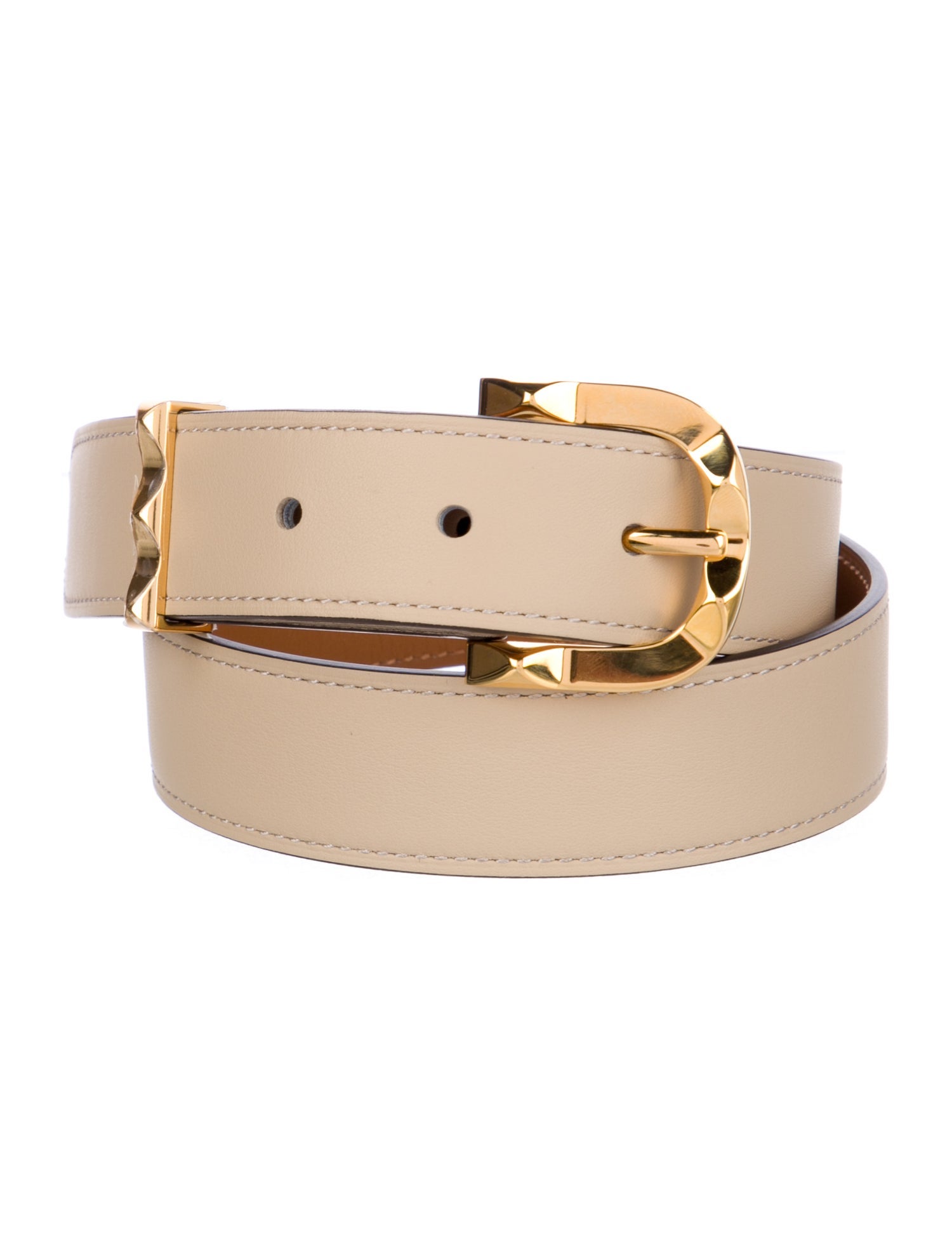 Hermès 2025 Swift Leather Belt Strap Belt