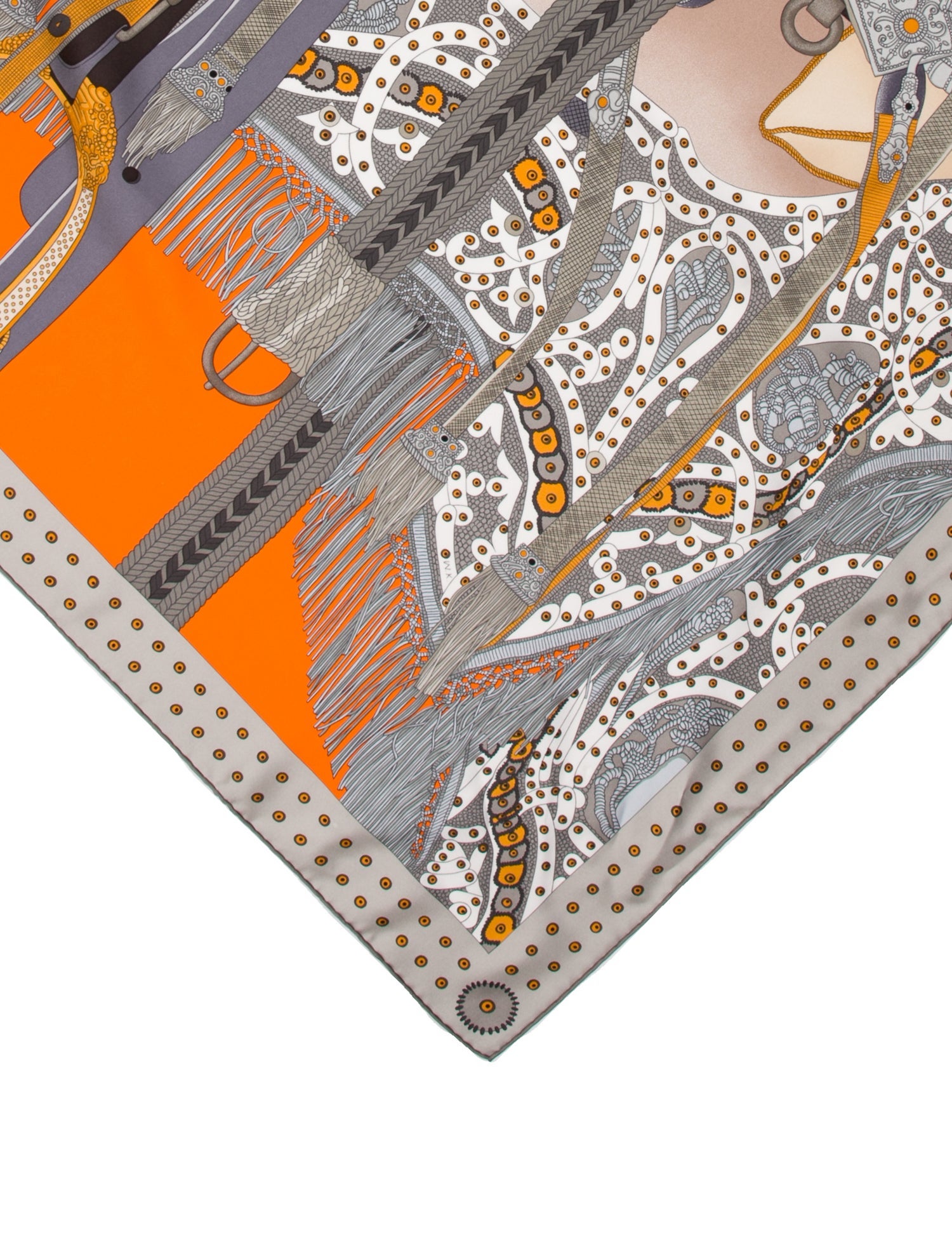 Hermès Selle de Dignitaire Silk Scarf