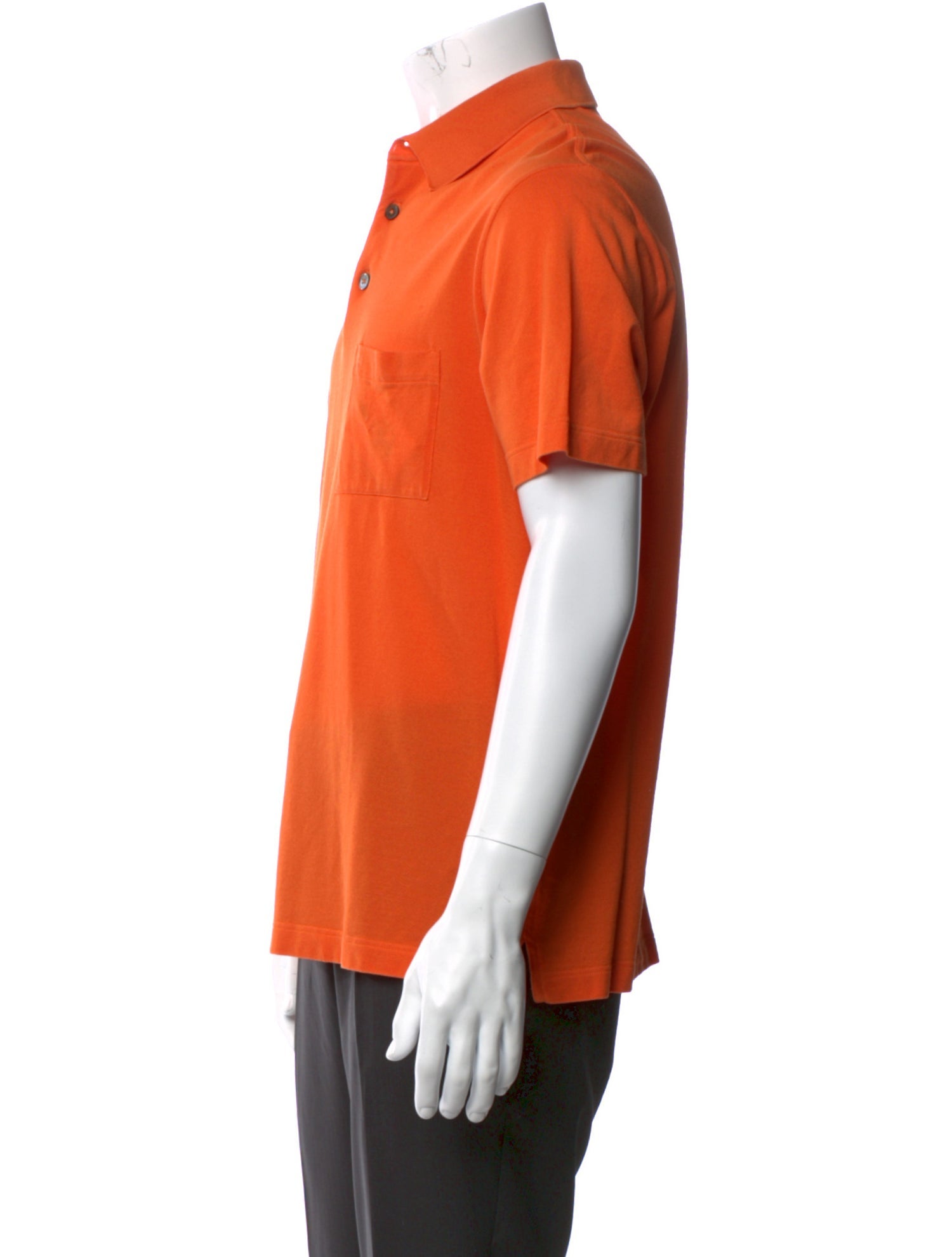 Hermès V-Neck Short Sleeve Polo Shirt