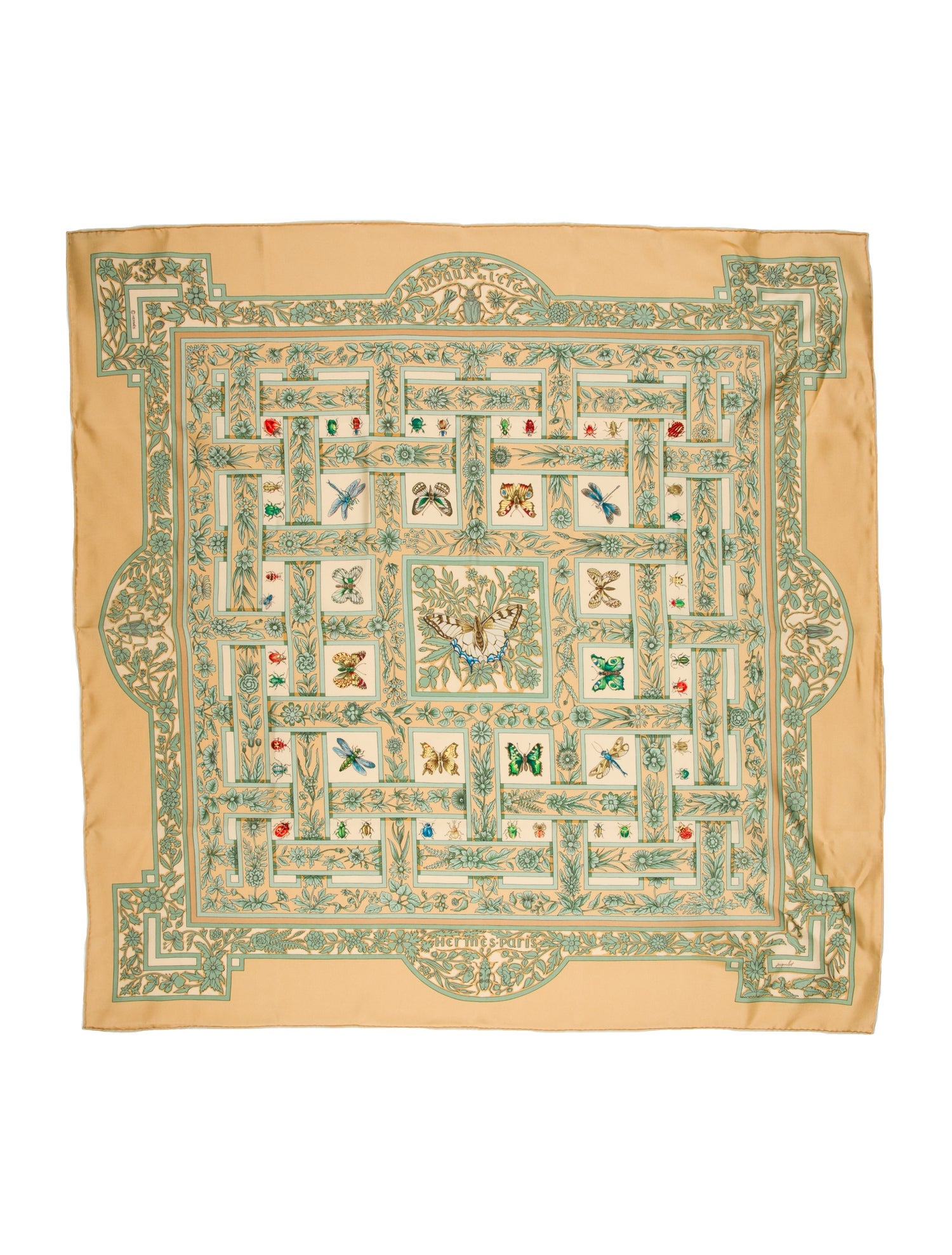 Hermès Joyaux de l'Été Silk Scarf