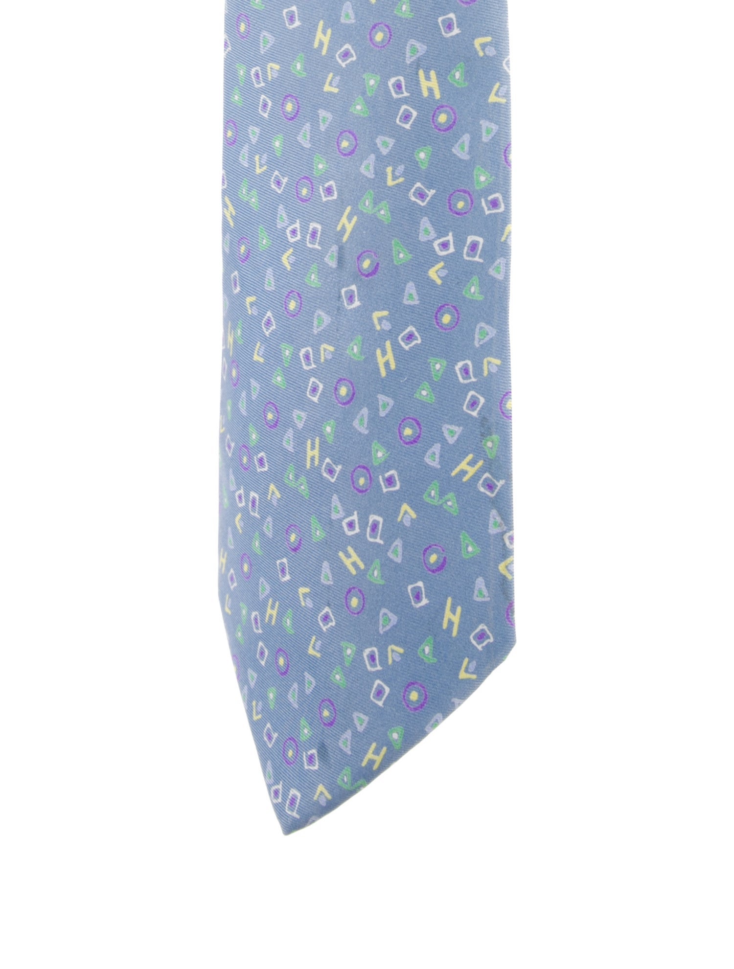 Hermès Silk Pattern Tie
