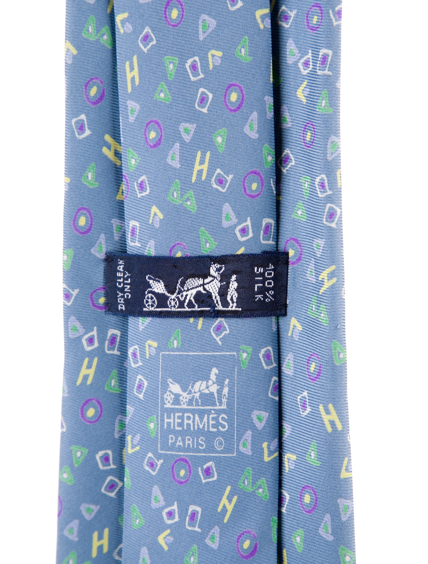 Hermès Silk Pattern Tie