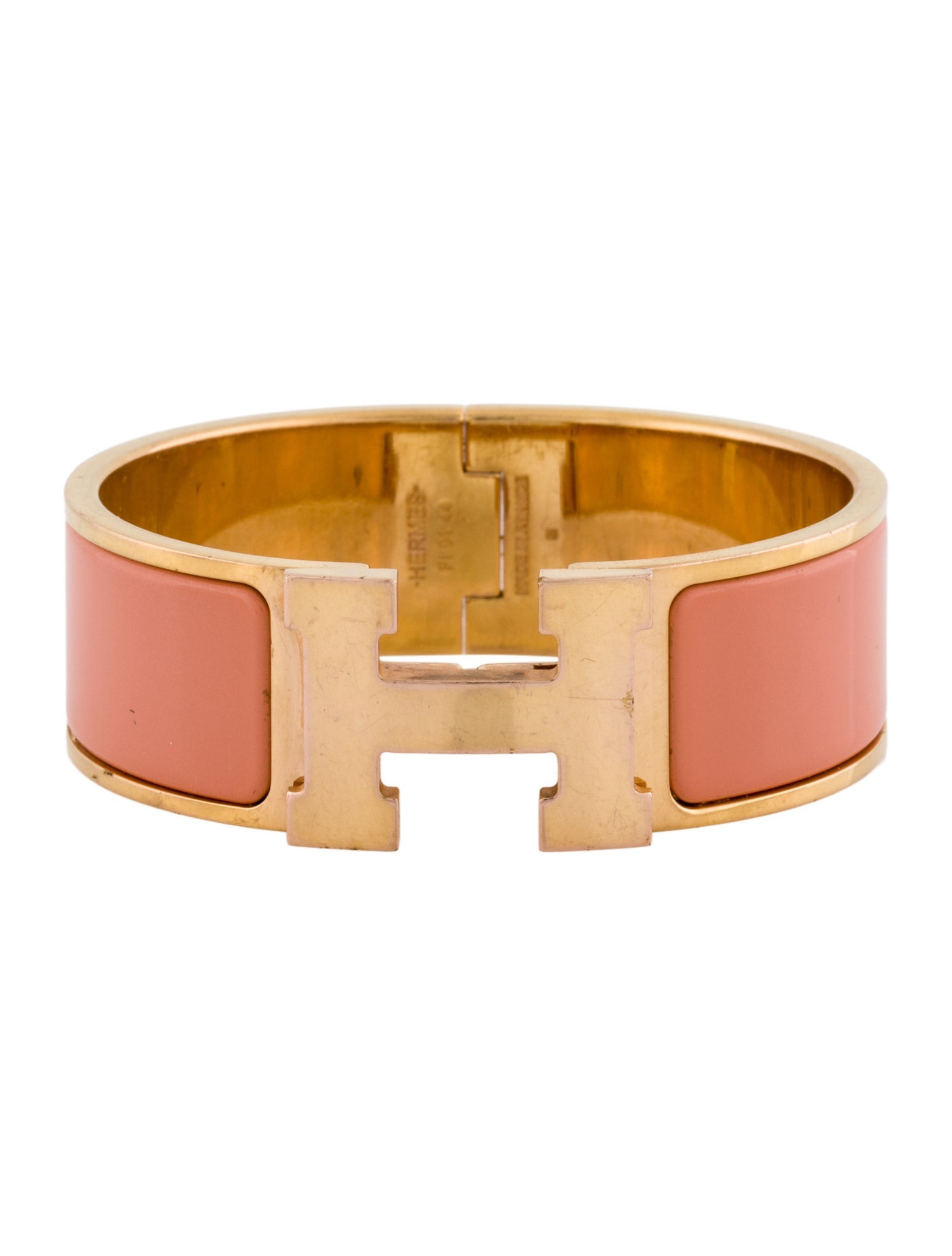 Hermès Clic Clac H Enamel Bangle Bracelet