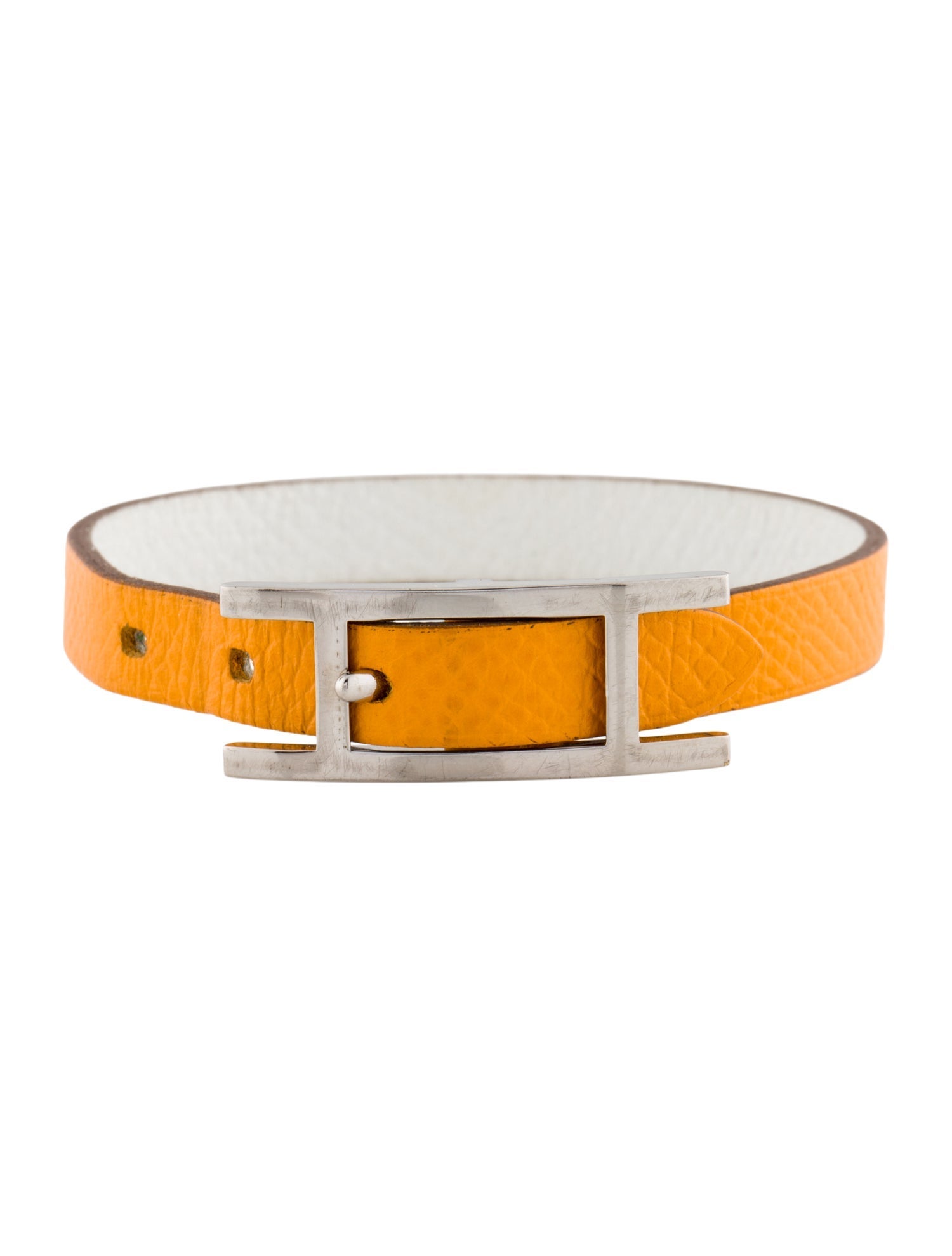 Hermès Leather Behapi Wrap Bracelet