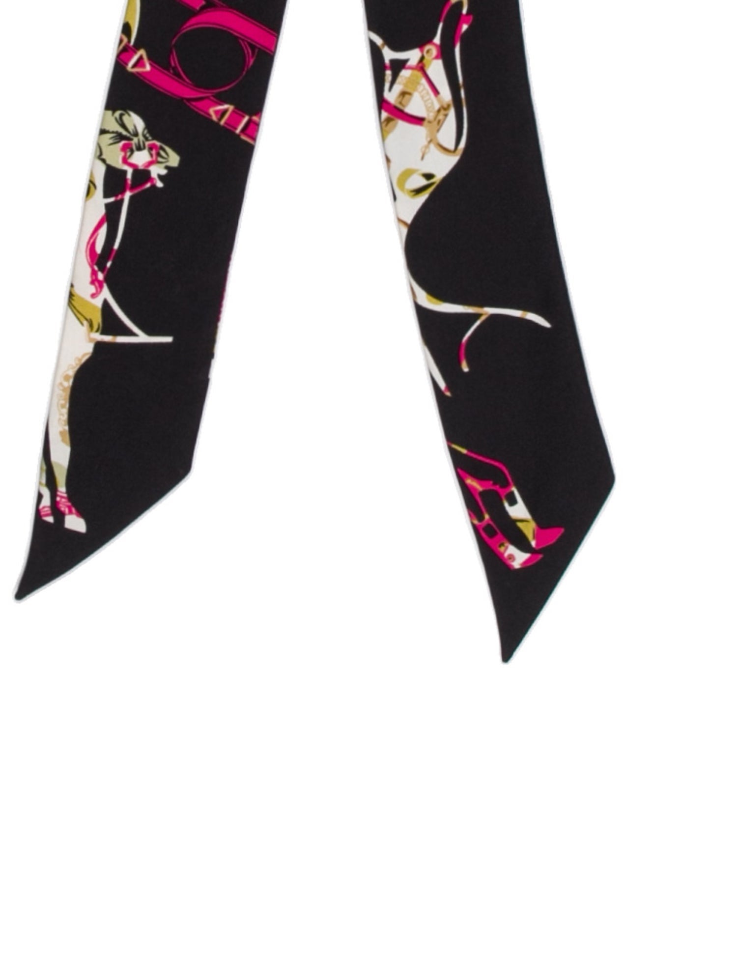 Hermès Tout en Carré Silk Twilly Scarf