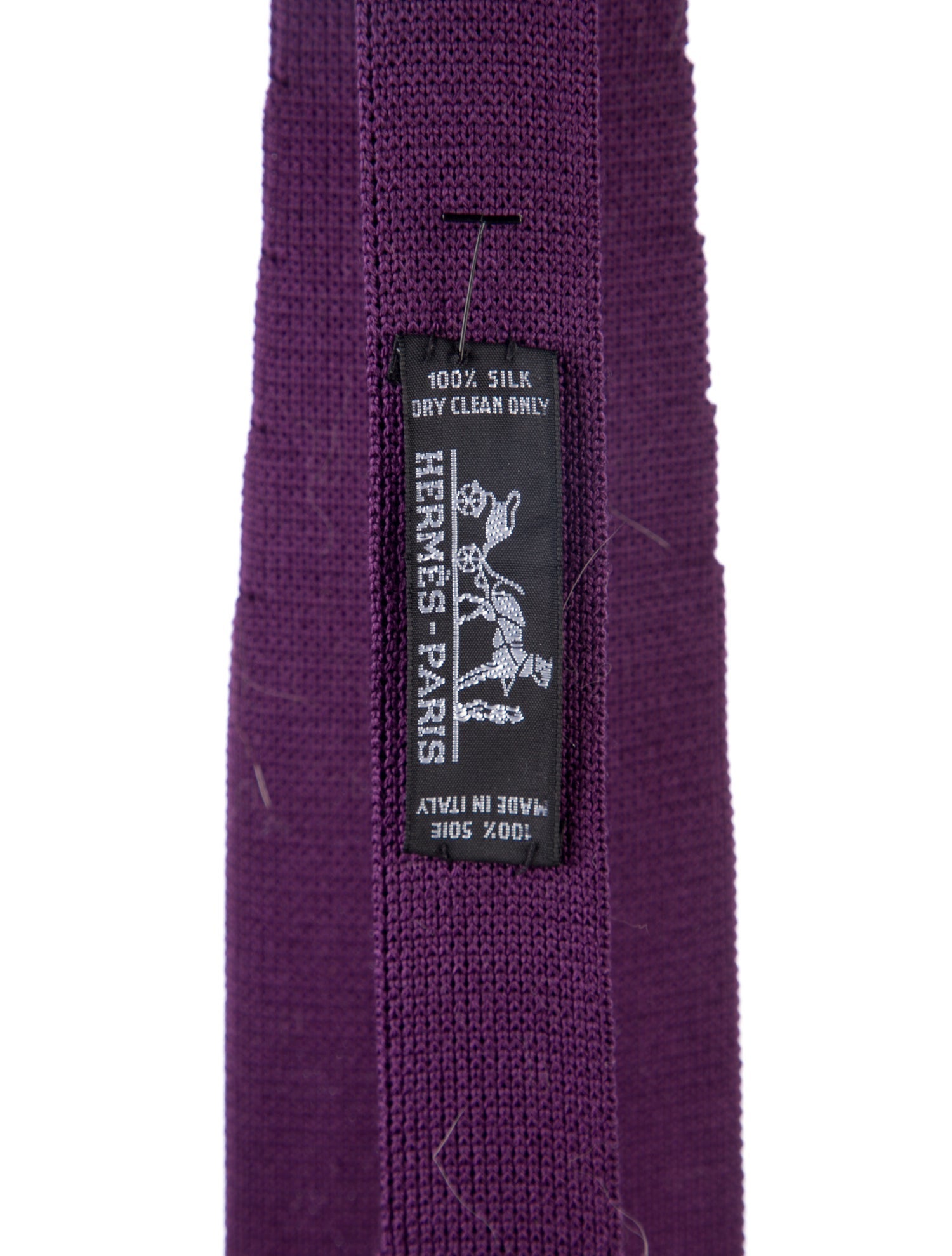 Hermès pattern print tie