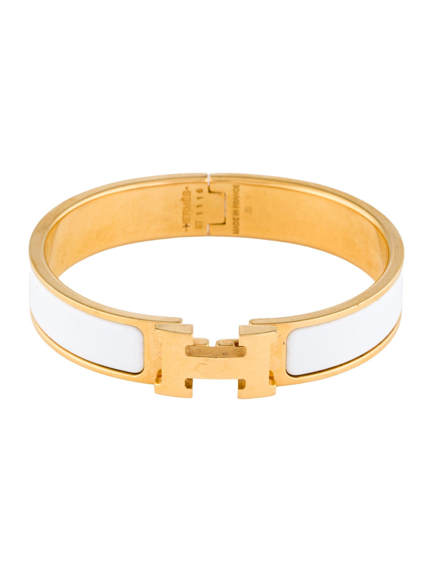 Hermès Clic H Bangle Bracelet