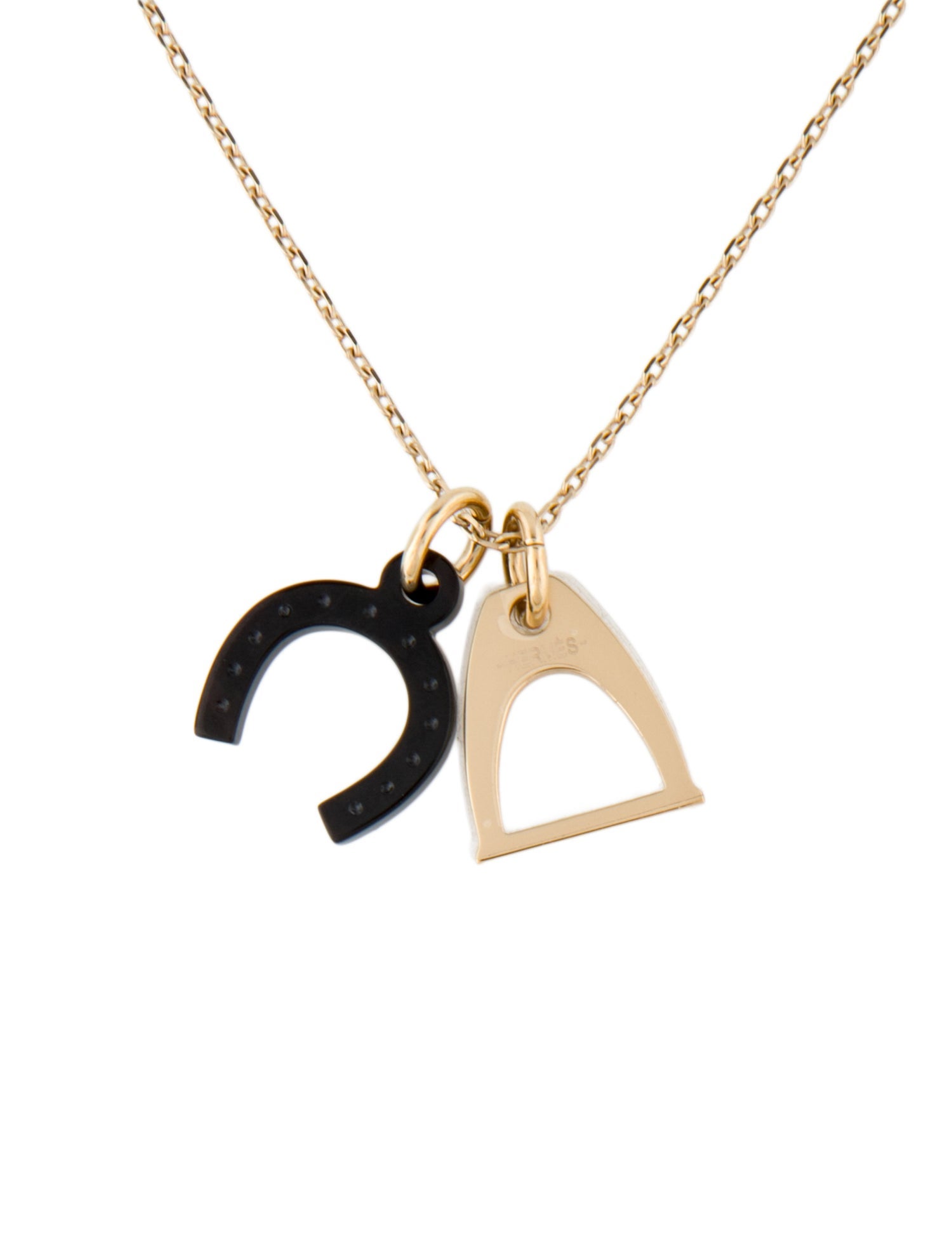 Hermès Amulette Equestre Pendant Necklace