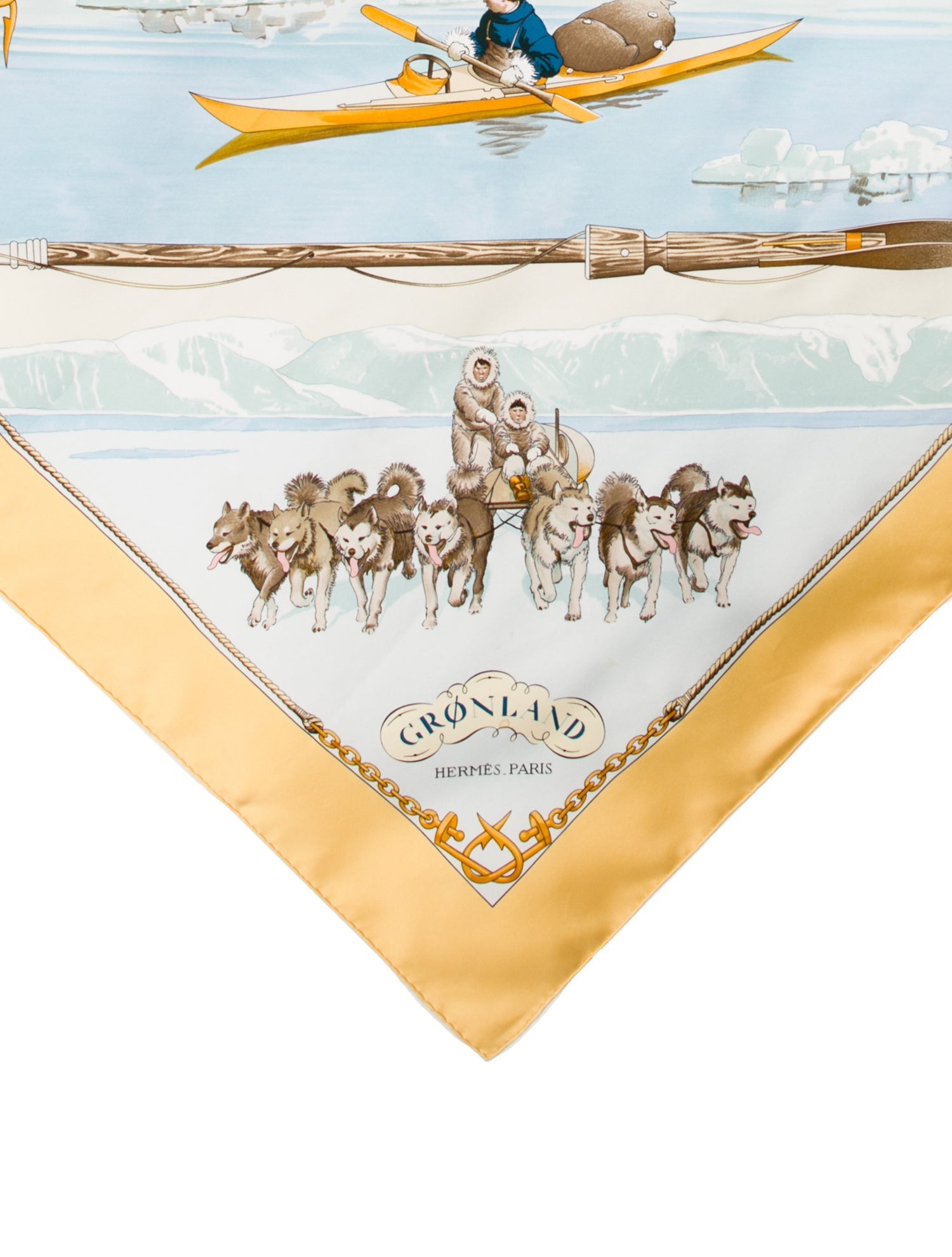 Hermès Grønland Silk Scarf
