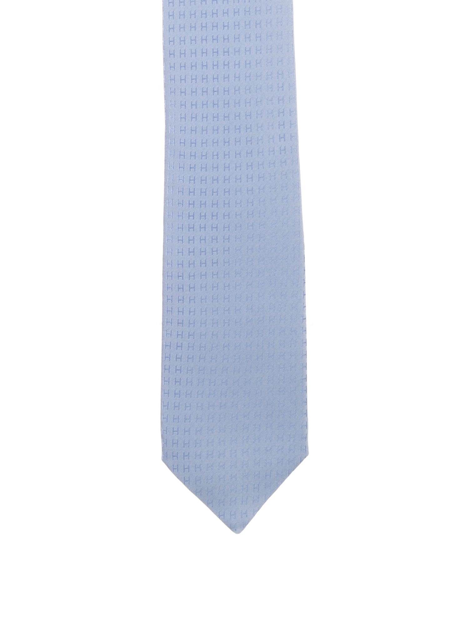 Hermès pattern silk tie