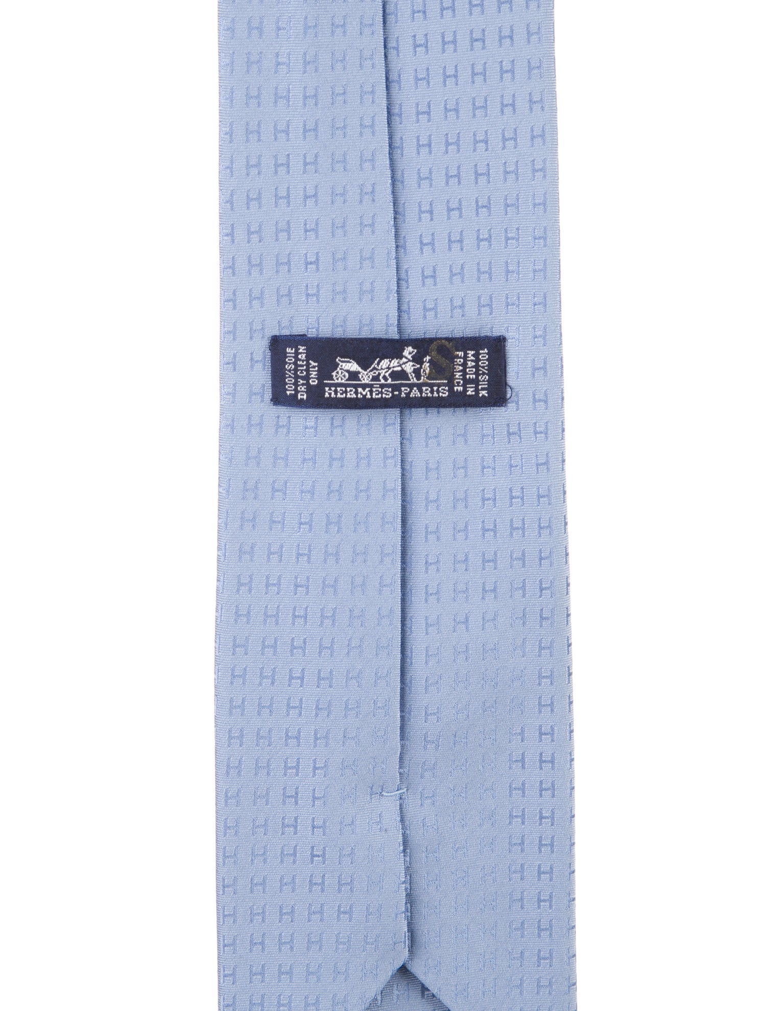 Hermès pattern silk tie