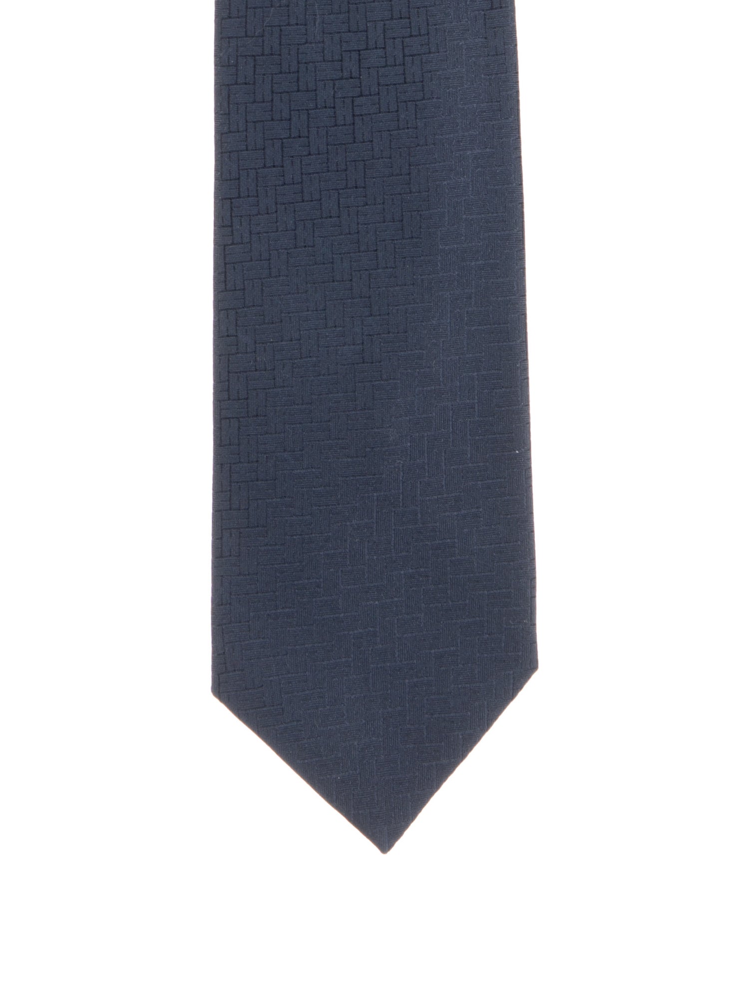 Hermès Silk Pattern Tie w/Tags