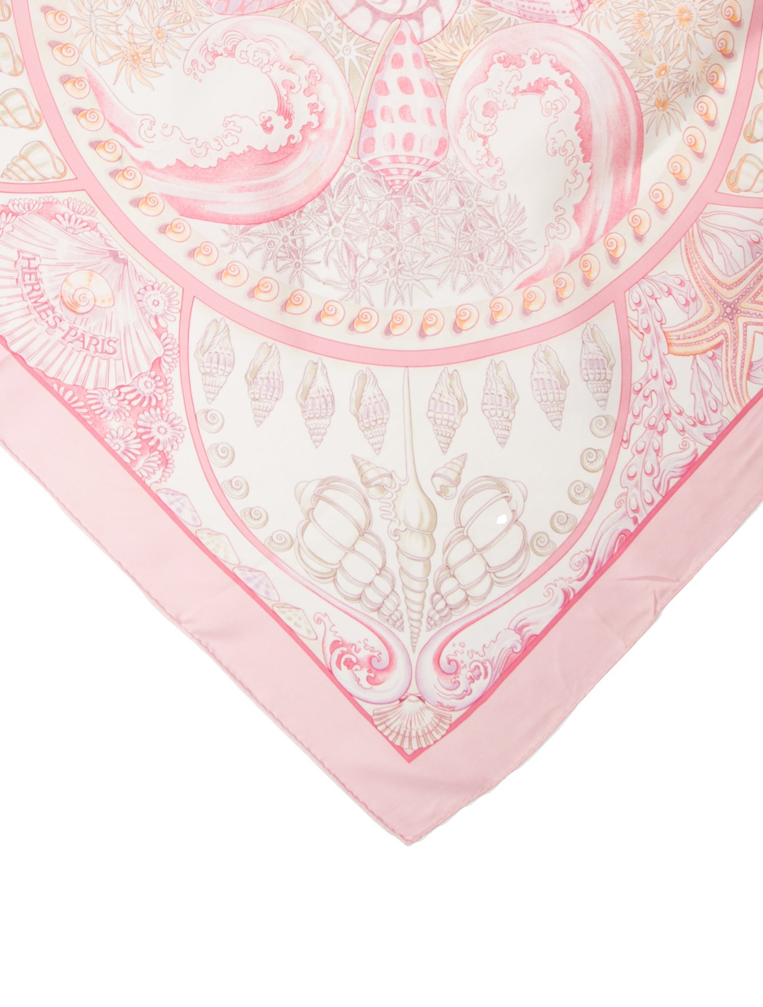 Hermès Parures Oceanes Silk Scarf