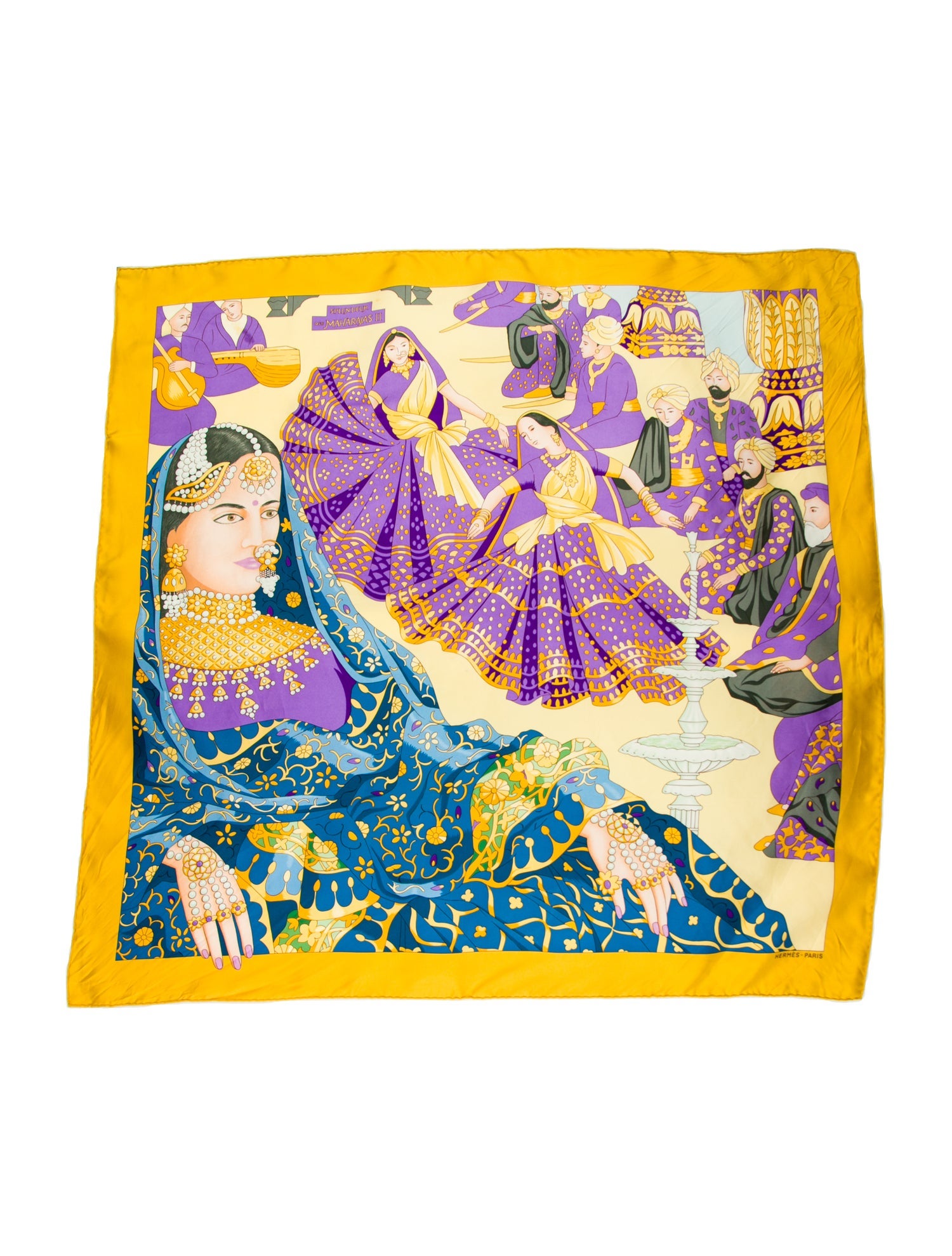 Hermès Splendeur des Maharajas II Silk Scarf