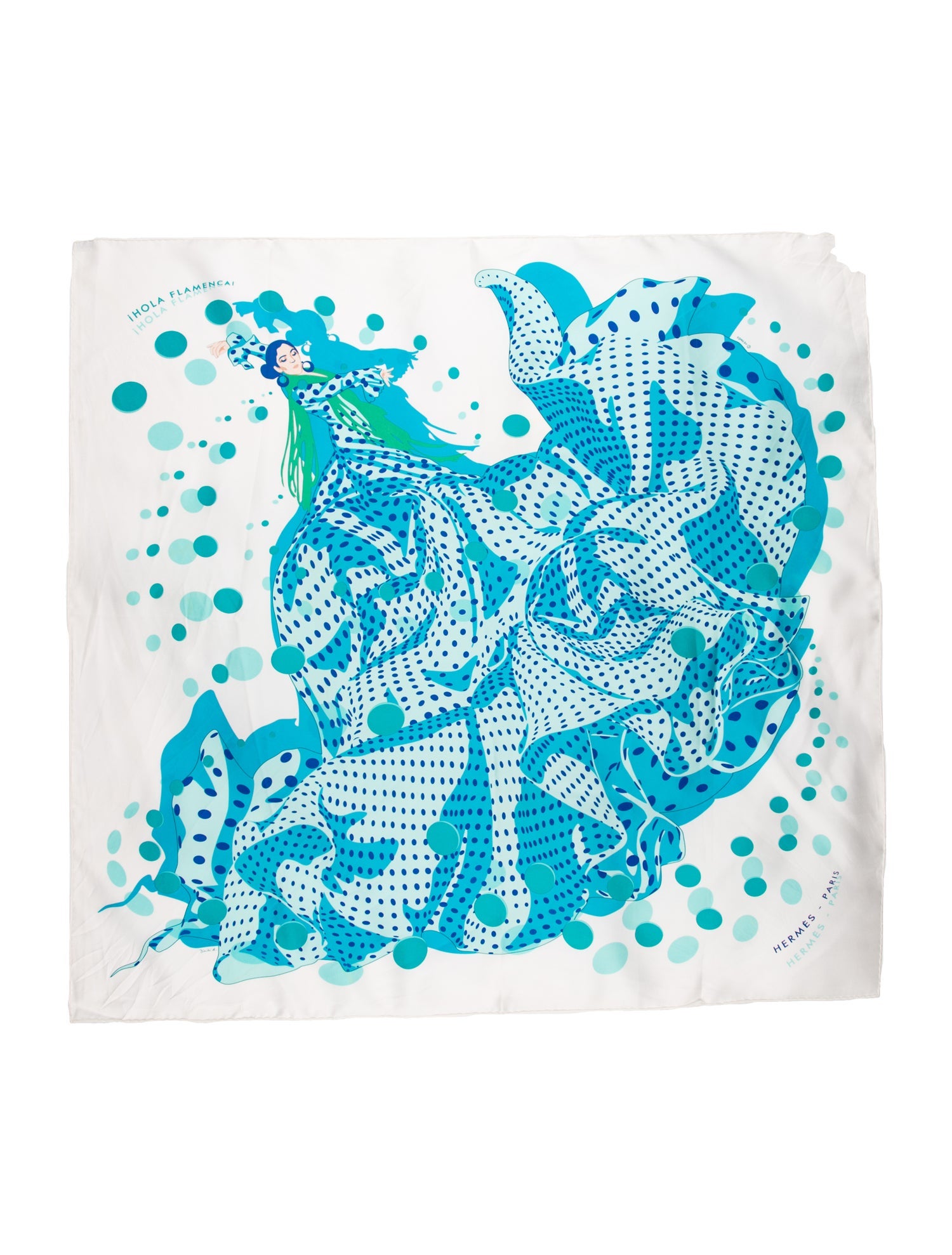Hermès Hola Flamenca Silk Scarf