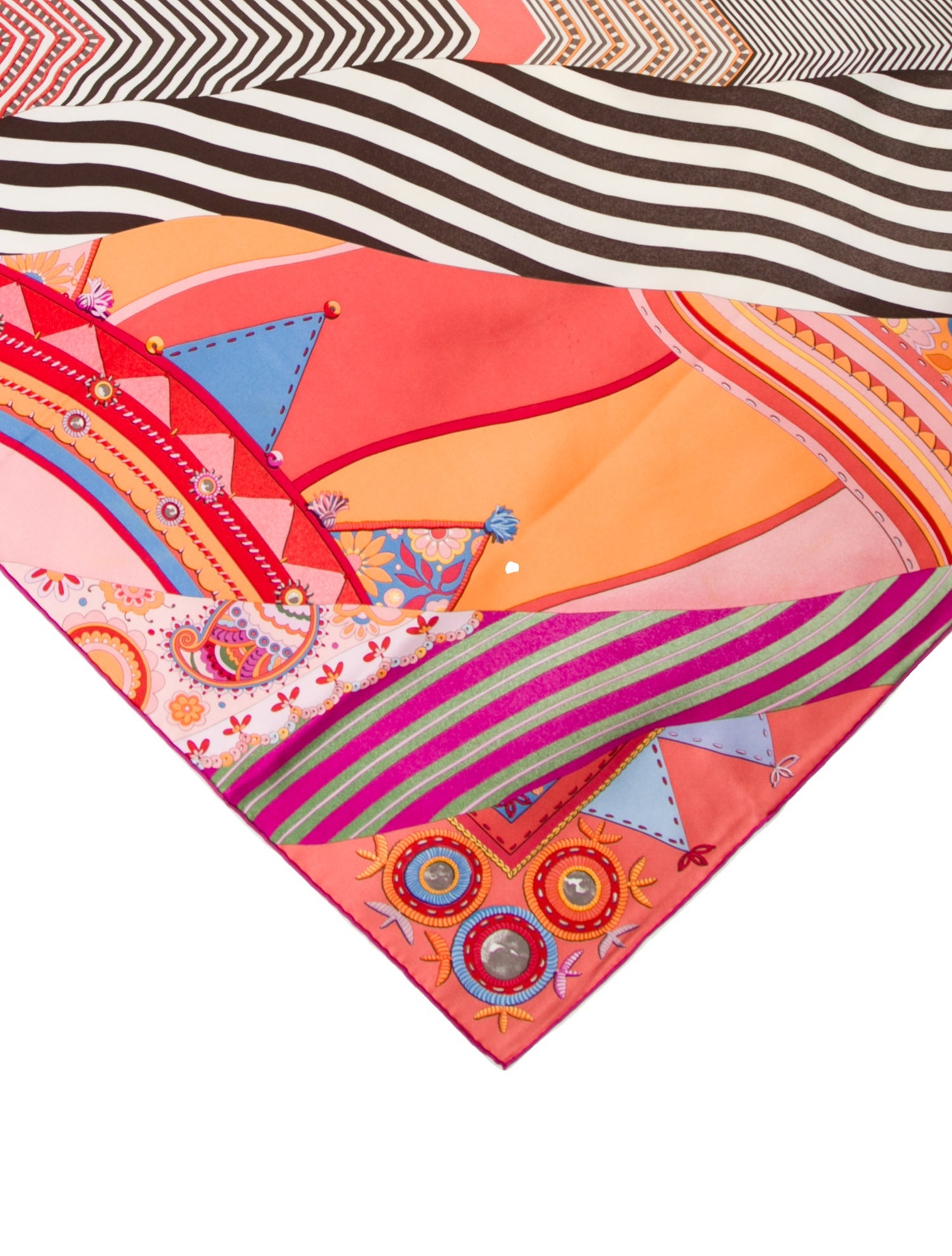 Hermès Coupons Indiens Silk Scarf