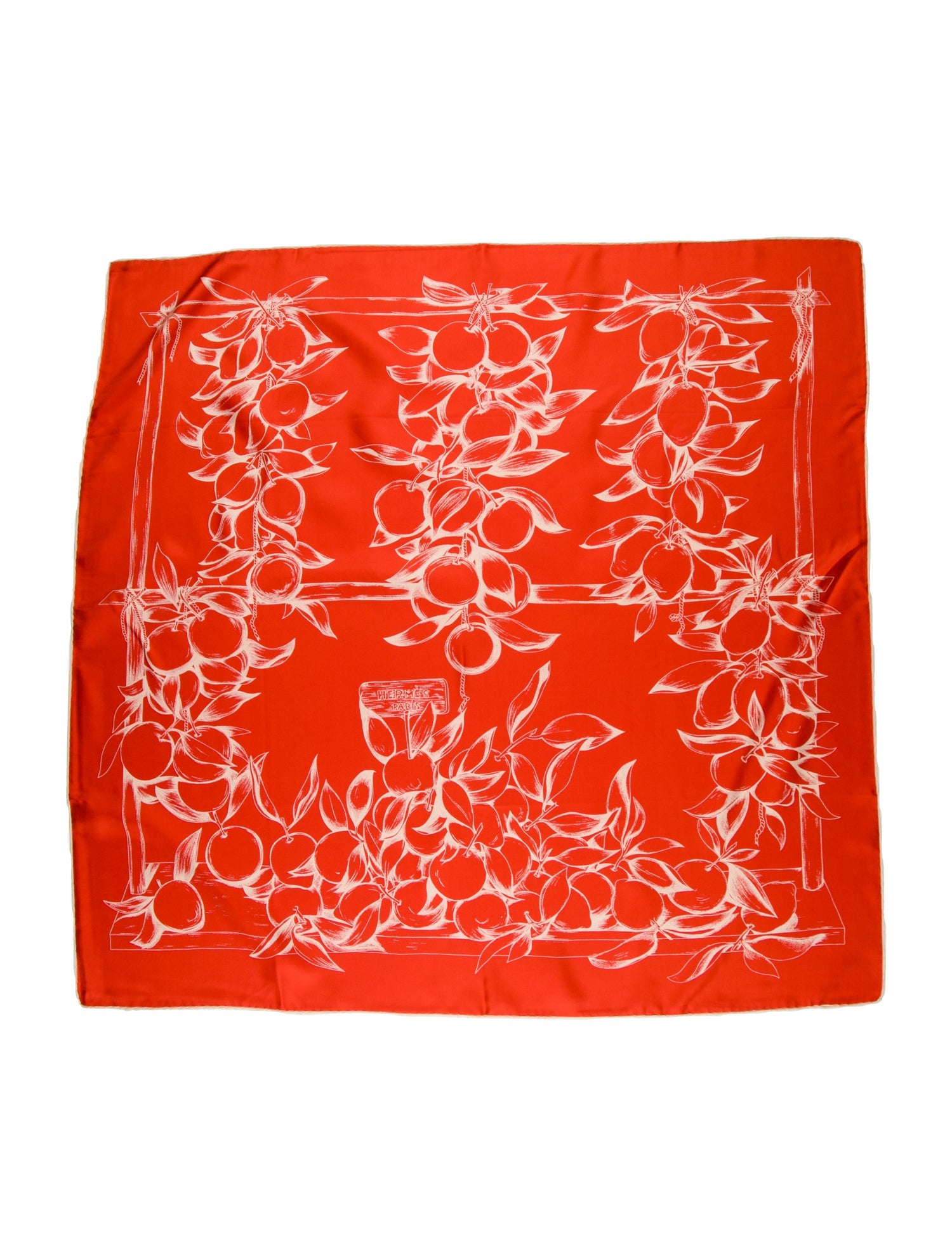 Hermès Oranges Et Citrons Silk Scarf