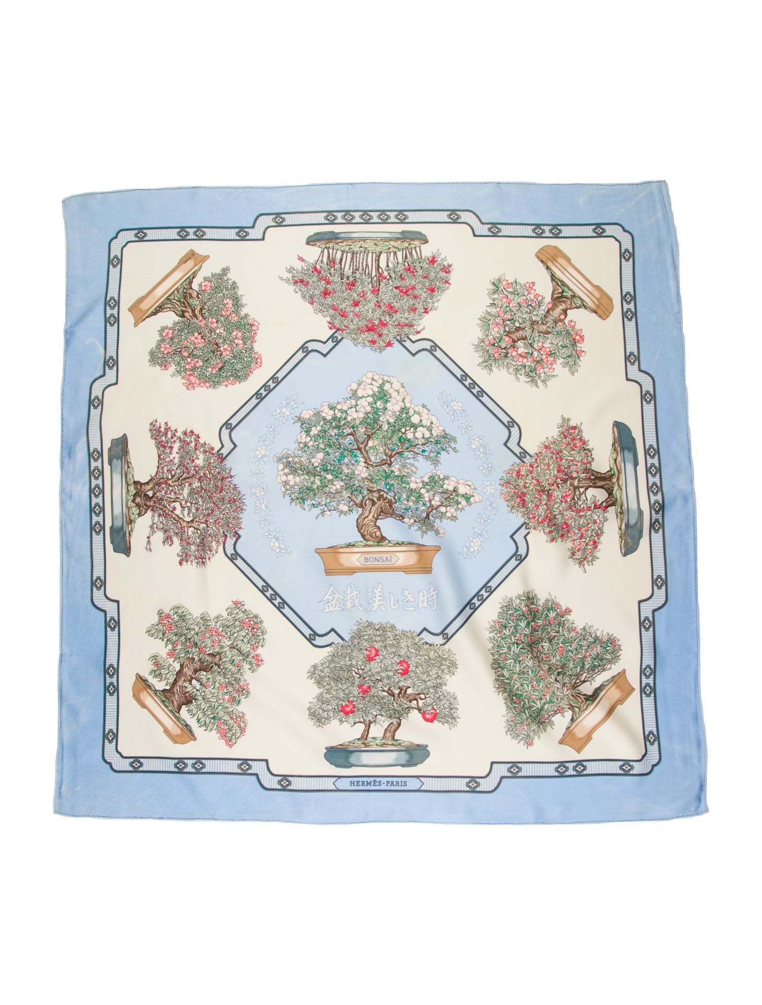 Hermès Bonsai Silk Scarf